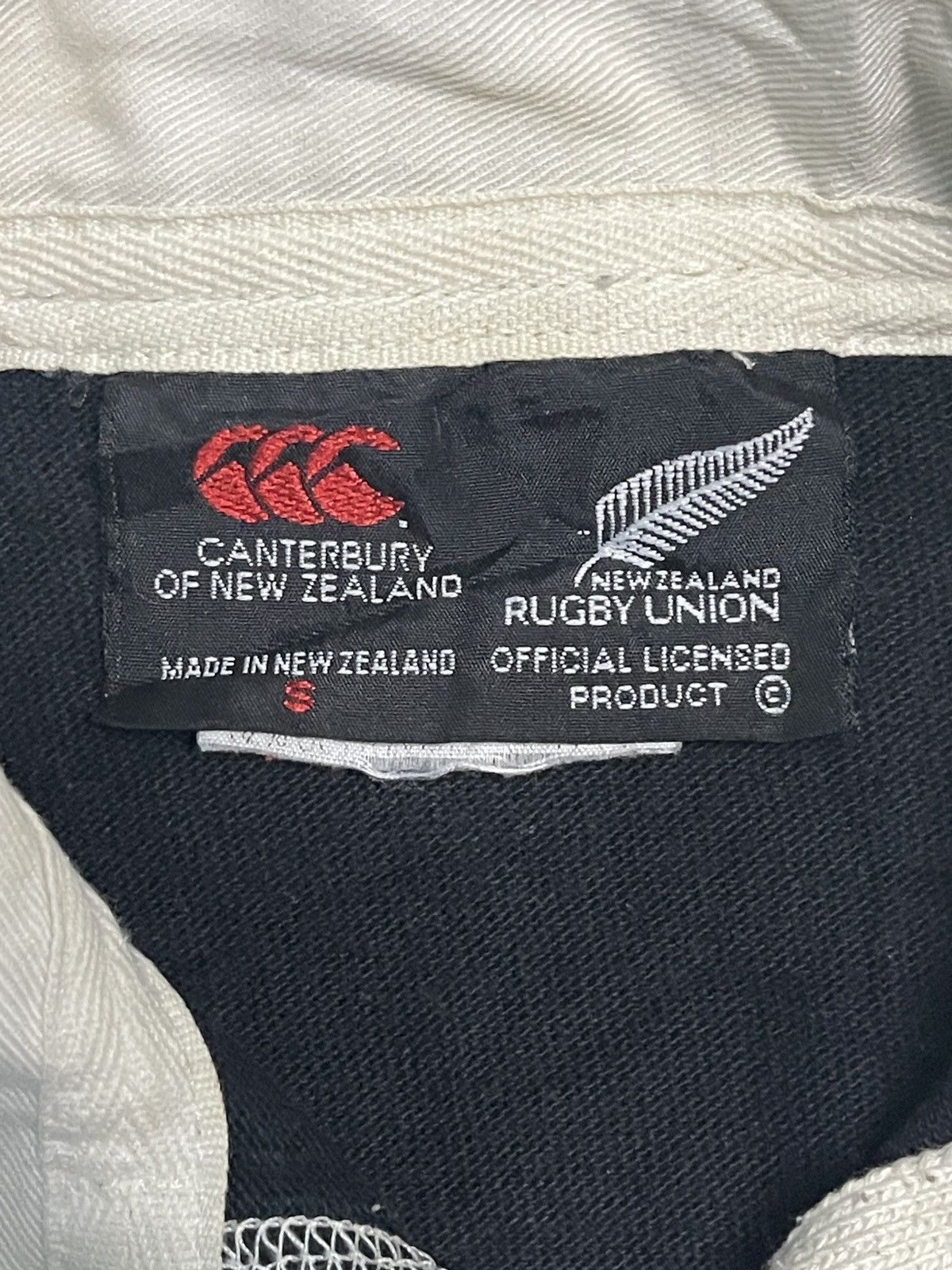 RARE Vintage 90s Canterbury All Black Steinlager Jersey