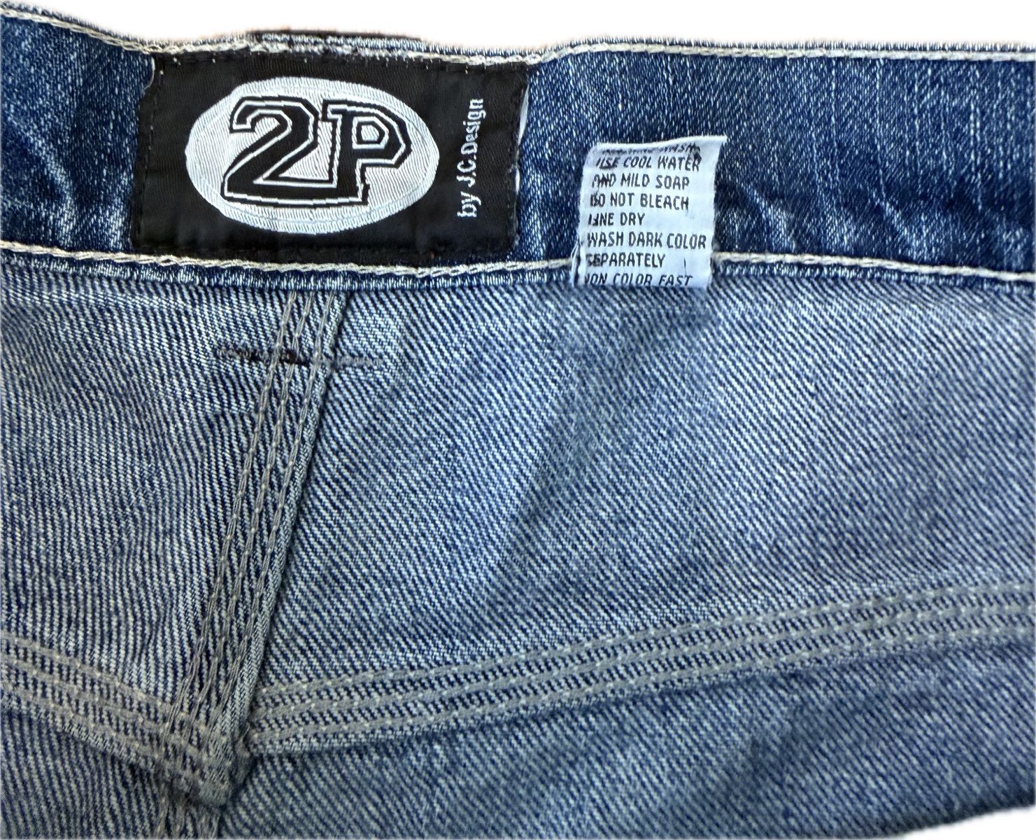 Other 2Pac Spelled Out Denim Jeans Size US 32 / EU 48 - 6 Thumbnail