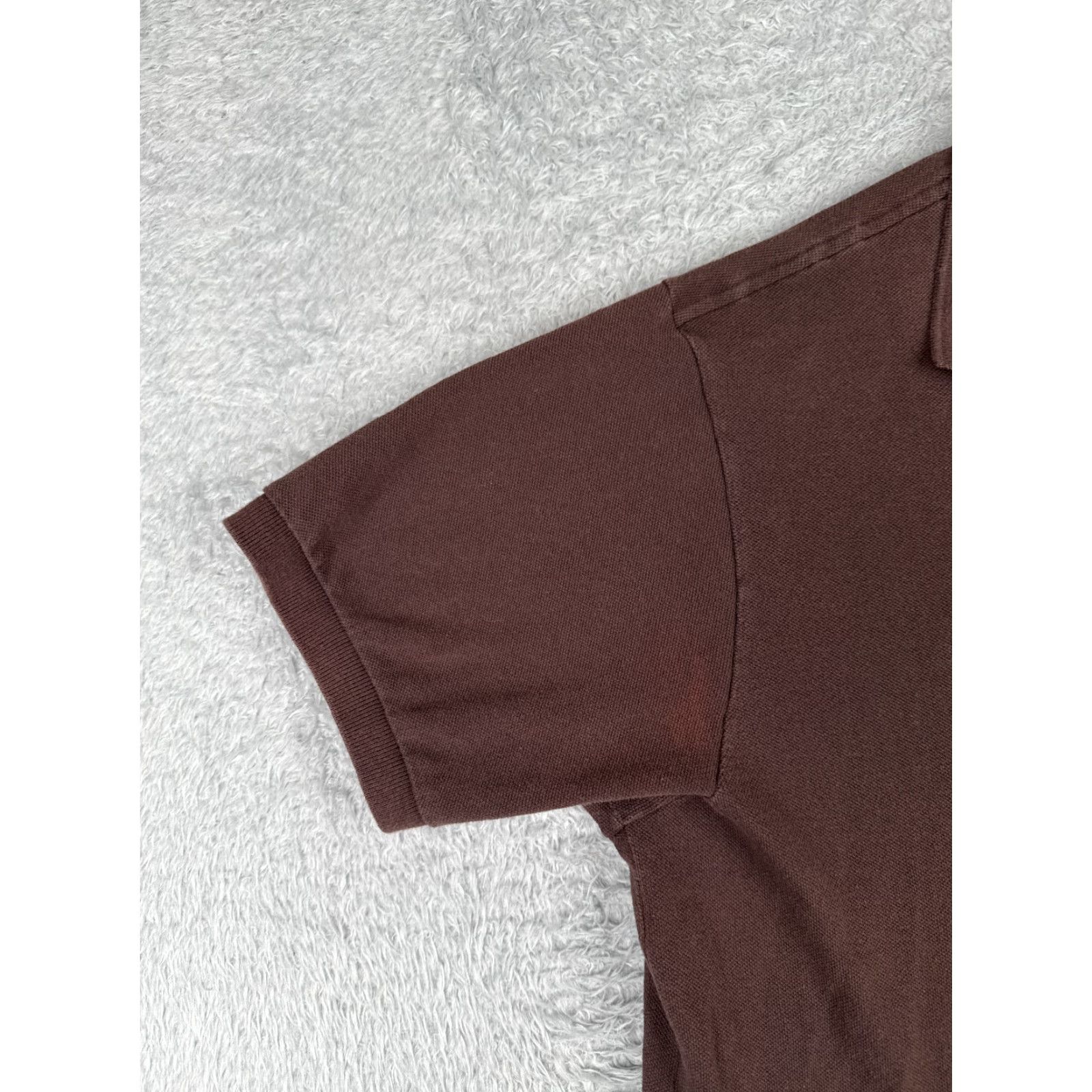 Lacoste Lacoste Shirt Men 7 Brown Short Sleeve Slim 100% Cotton Jersey Classic Designer Mens Size US M / EU 48-50 / 2 - 3 Thumbnail