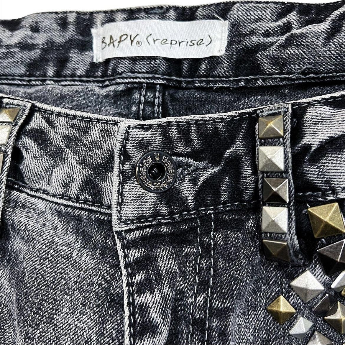 Bape Bapy Studded Denim Shorts Size 30" / US 8 / IT 44 - 7 Thumbnail