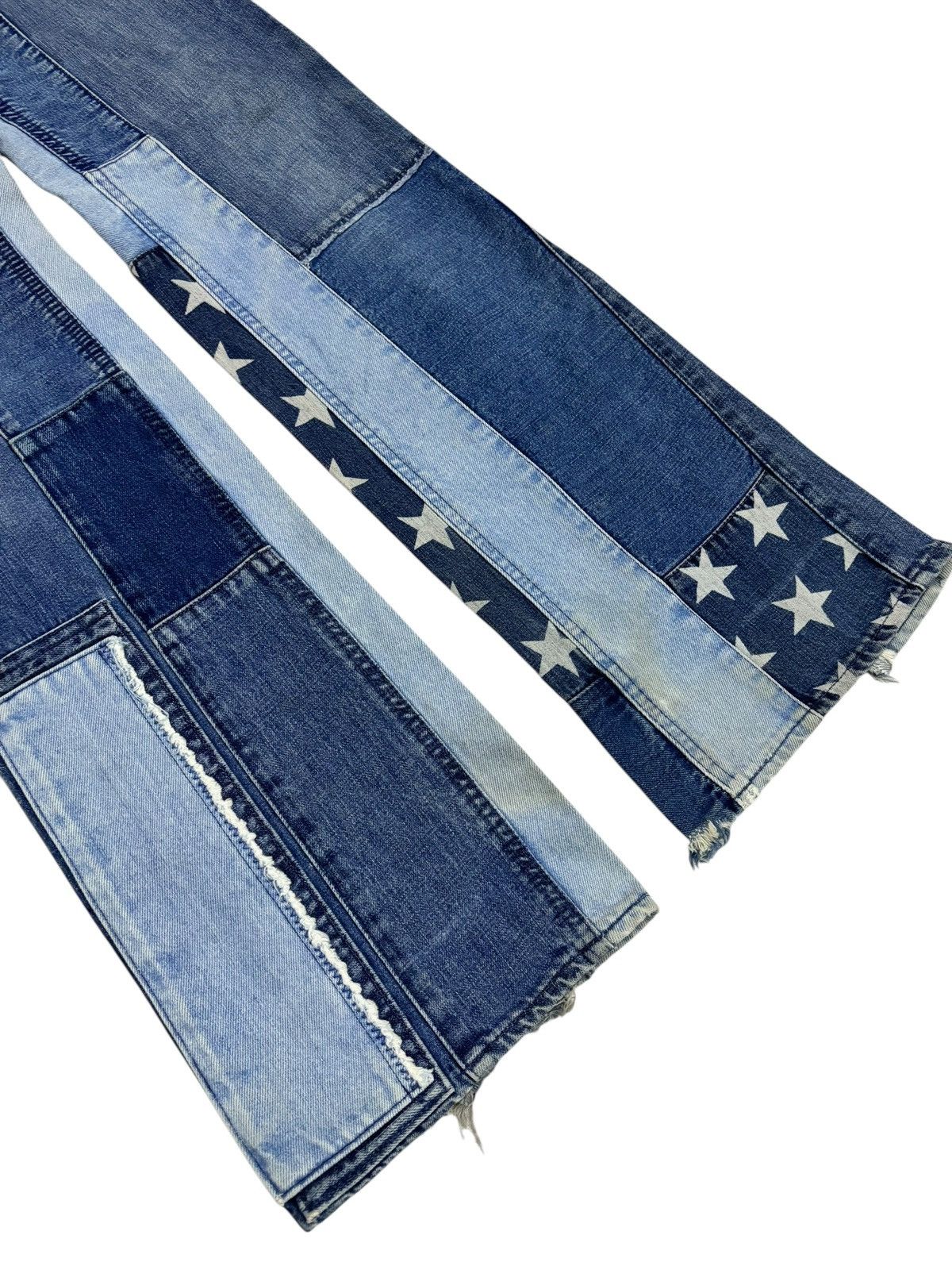 Beauty Beast Kinky Hysteric Glamour Flared Bootcut Patchwork Jeans Size US 28 / EU 44 - 7 Thumbnail