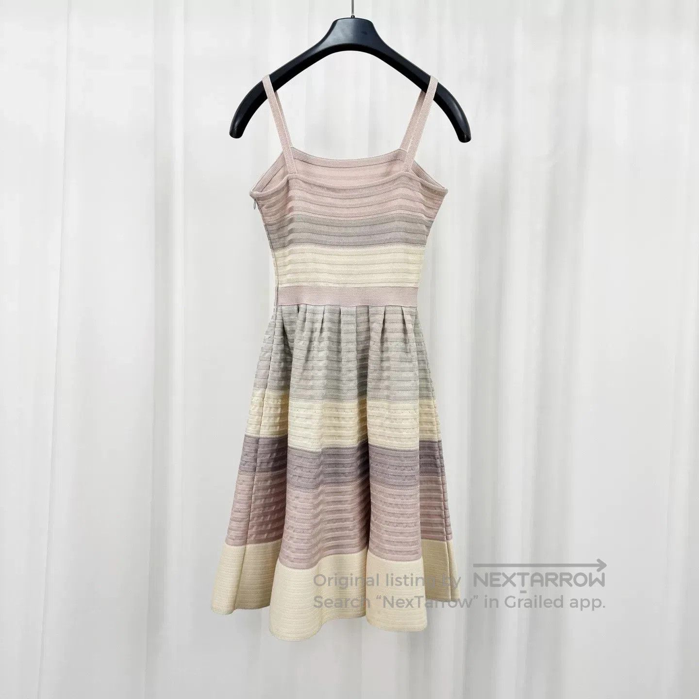 Dior striped color-blocked dress by Dior. Size US S / EU 44-46 / 1 - 2 Thumbnail
