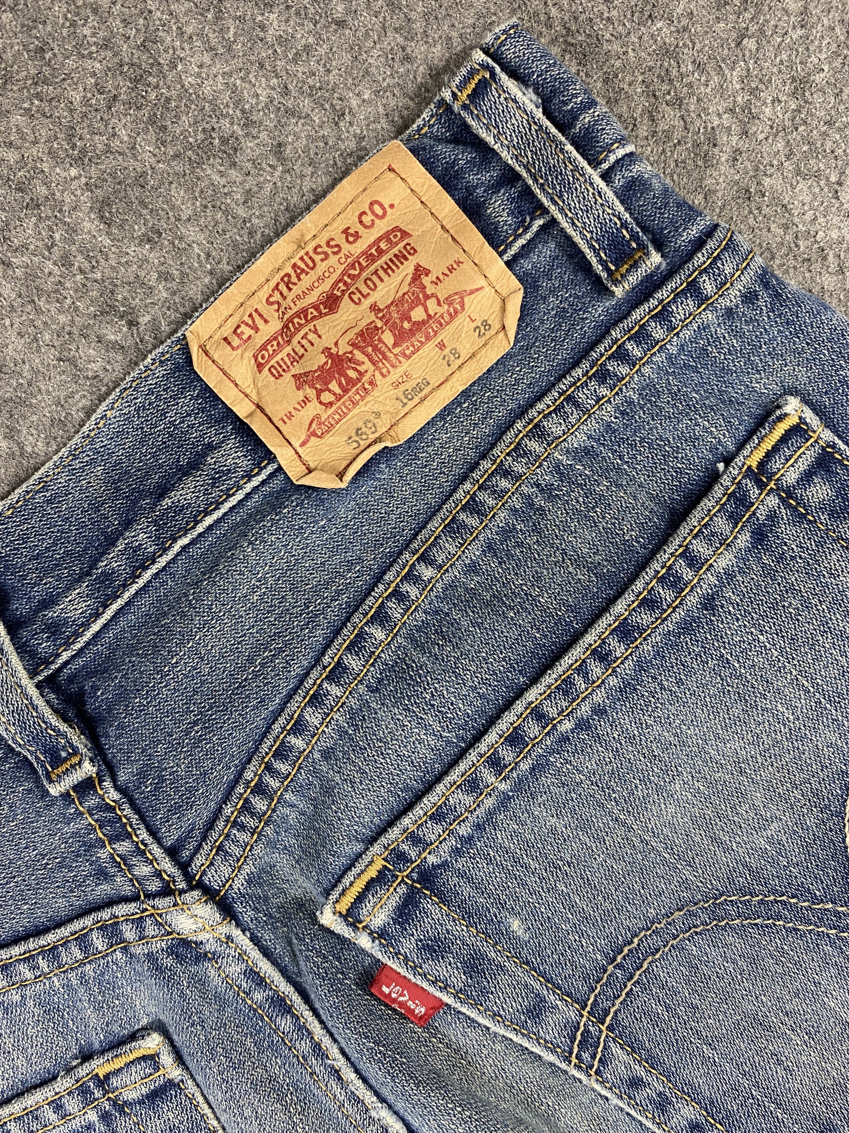 Levi's Faded Blue Vintage Levi's 569 29x28 Denim -JN2089 Size US 29 - 9 Thumbnail