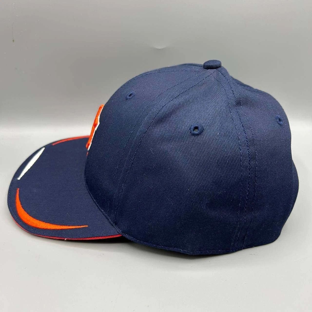NCAA Vintage Auburn Tigers Hat Blue Embroidered Snap Back Cotton Size ONE SIZE - 5 Thumbnail