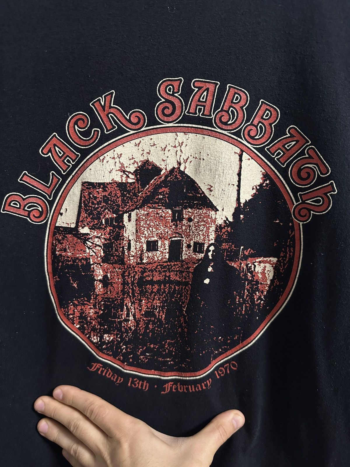 Band Tees Rare T-Shirt Black Sabbath Friday 13th February 1970 Vintage Size US S / EU 44-46 / 1 - 2 Thumbnail