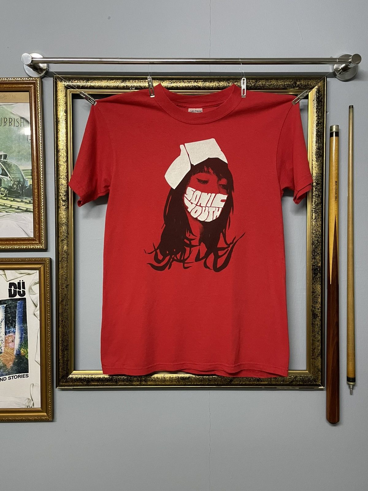 Band Tees Vintage Original Sonic Youth Nurse Art Face Og Rock Tshirt Size US S / EU 44-46 / 1 - 1 Thumbnail