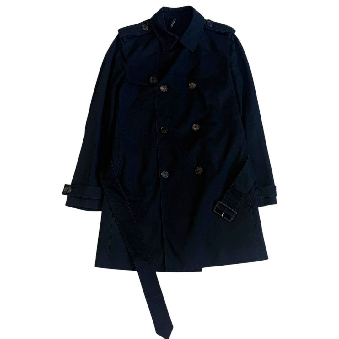 Dior × Hedi Slimane SS07 Runway Belted Trench Coat | Grailed