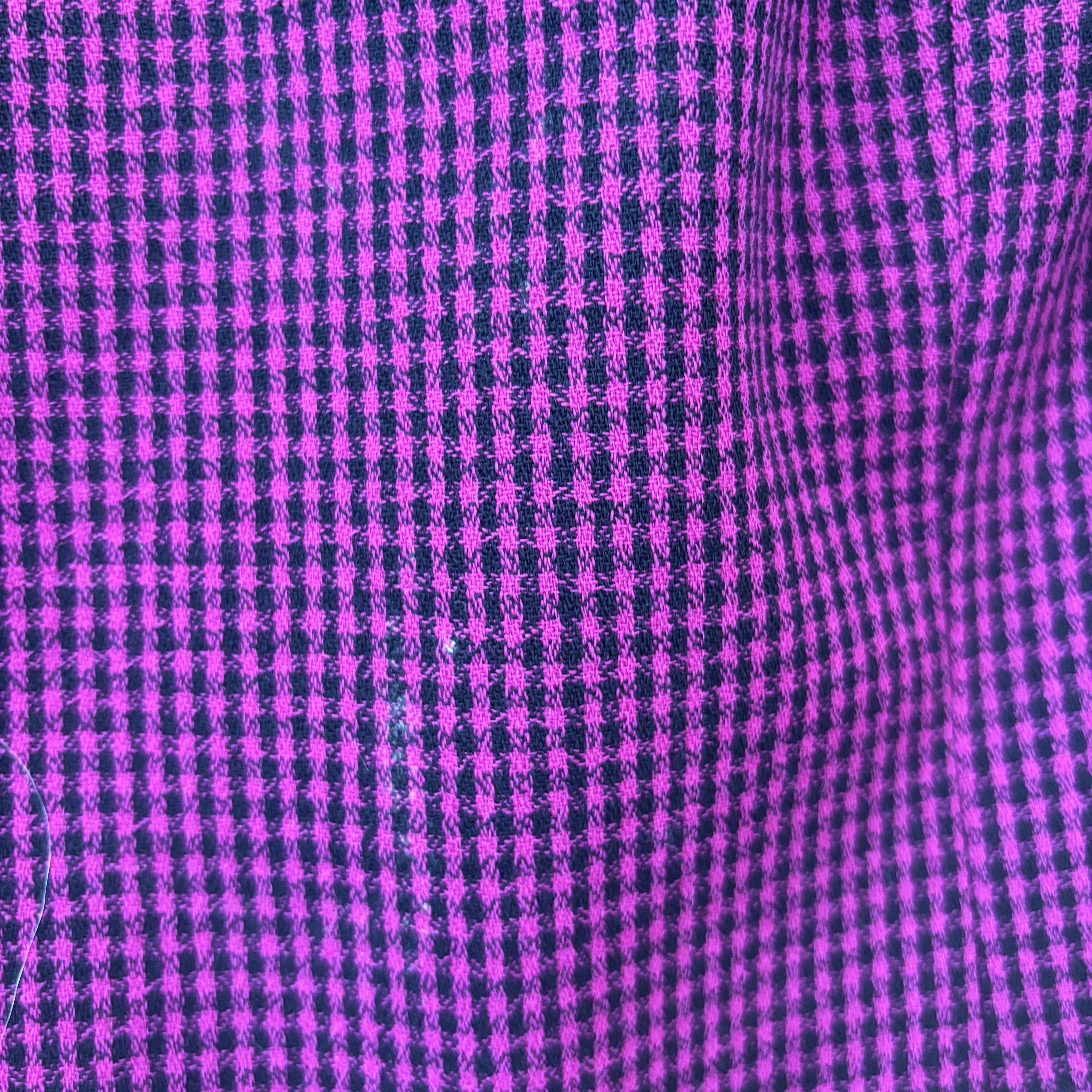 Charter Club 80s Pure Wool Houndstooth Cropped Blazer Made in Japan Size M / US 6-8 / IT 42-44 - 5 Thumbnail