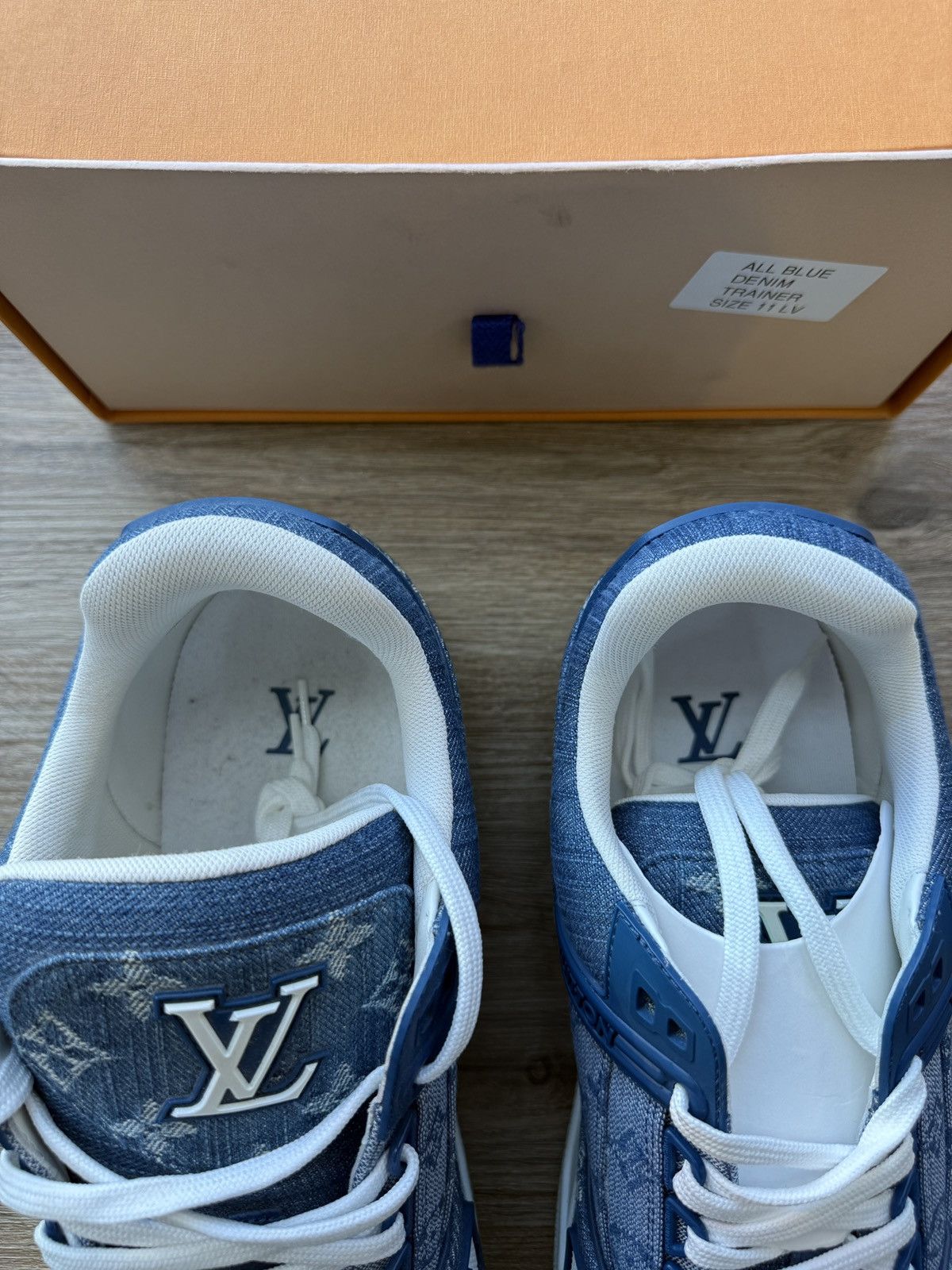 Louis Vuitton Louis Vuitton Denim trainer Sneakers Size US 12 / EU 45 - 6 Thumbnail