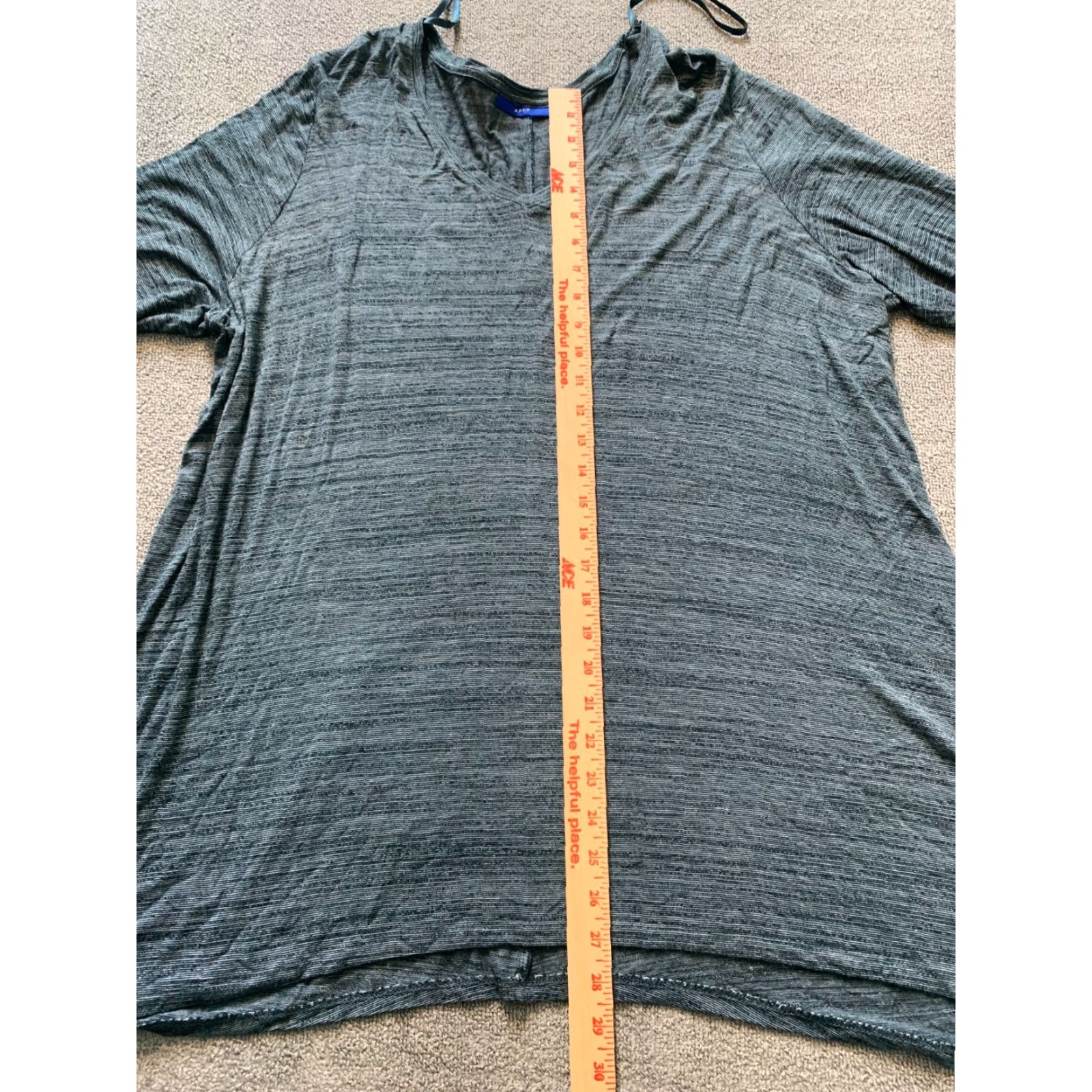 Apt. 9 Apt. 9 Shirt Dress Women's 2X 3/4 Sleeve XXL XL Multicolor Solid Collared Pocket Dress Shirt Dress Winter Fall Spring Summer Women Casual Workwear Size XL / US 12-14 / IT 48-50 - 4 Thumbnail