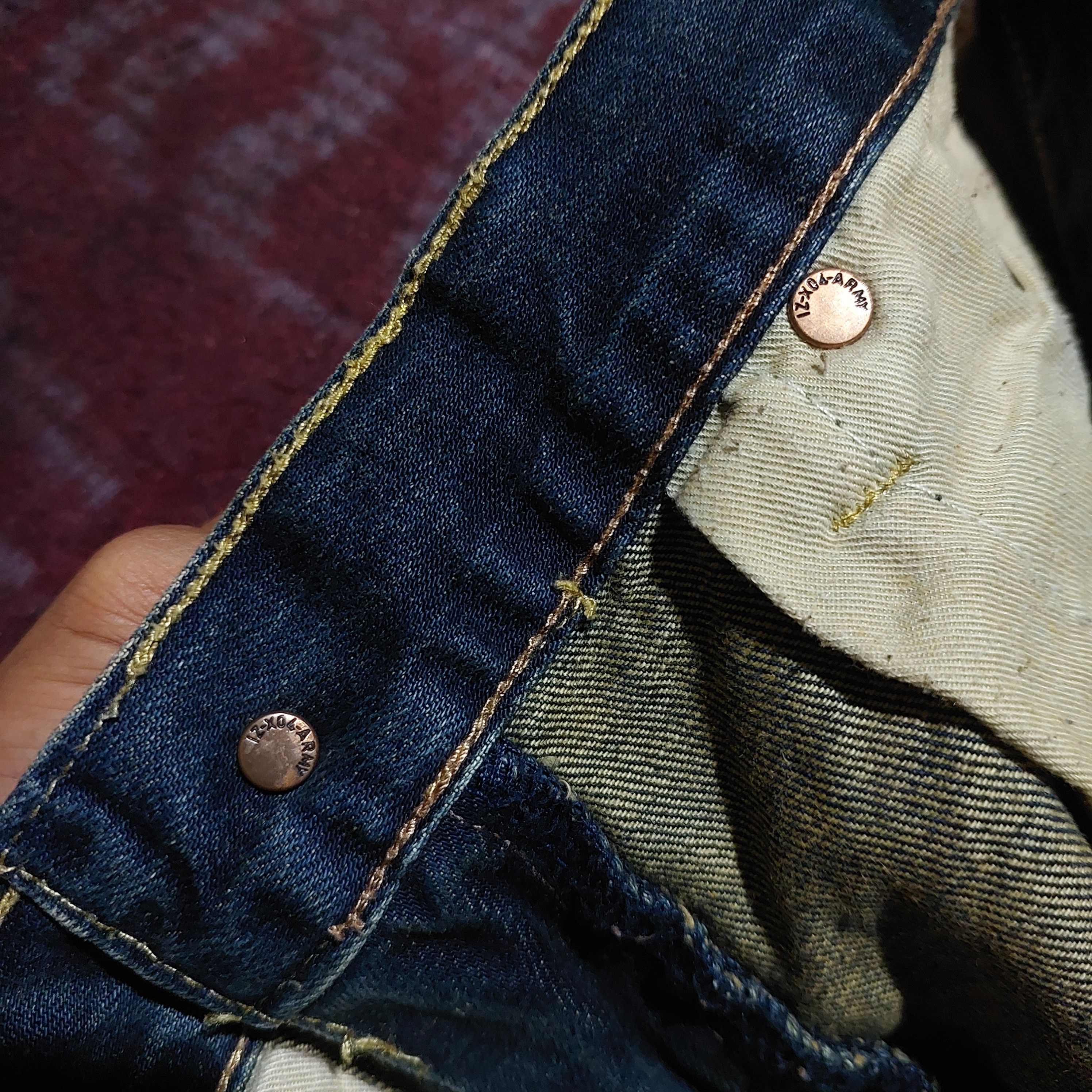 izzue Izzue Japan patchwork blue denim Size US 33 - 13 Thumbnail