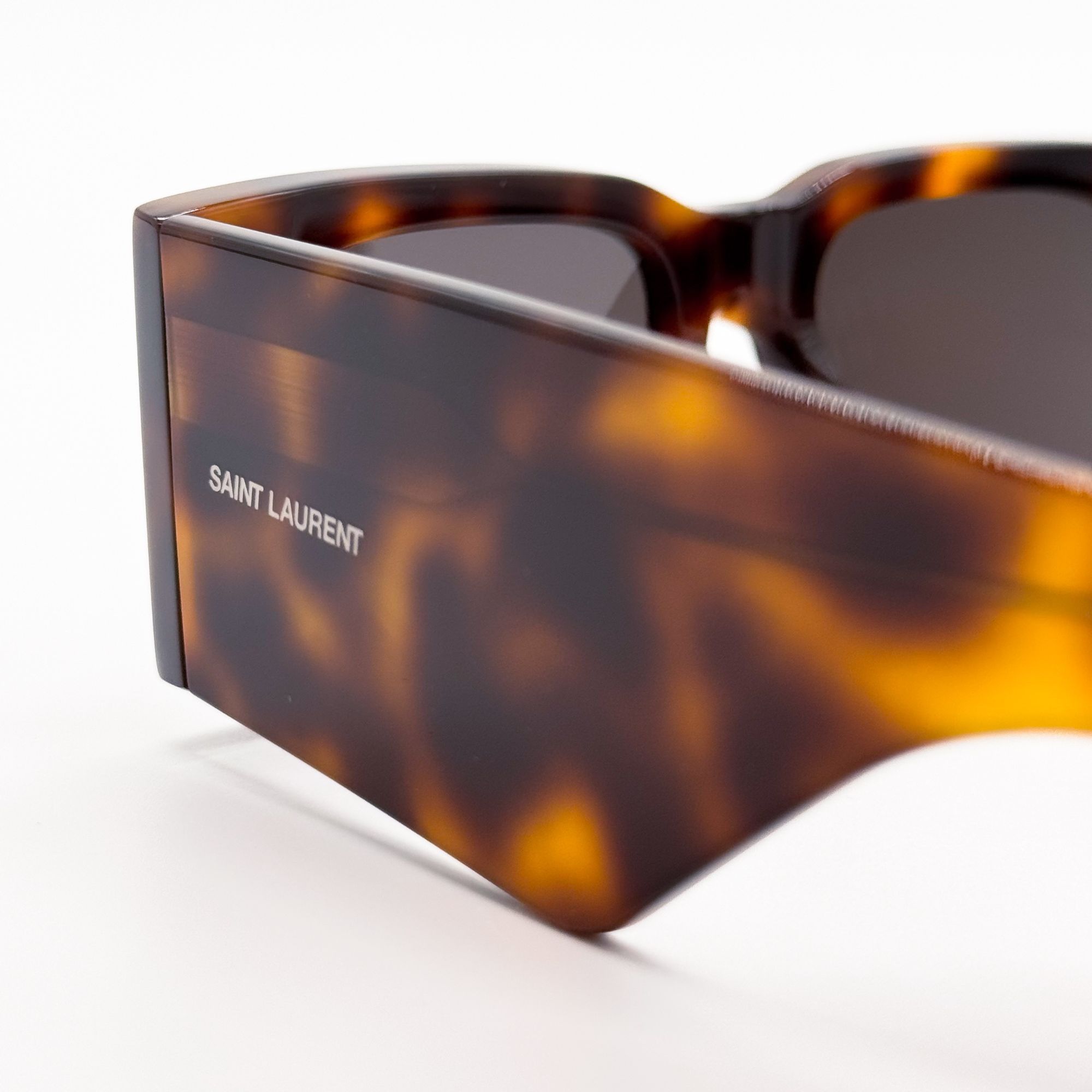 Saint Laurent Paris NEW SAINT LAURENT SUNGLASSES SL654 003 WOMEN SQUARE HAVANA/G Size ONE SIZE - 8 Thumbnail