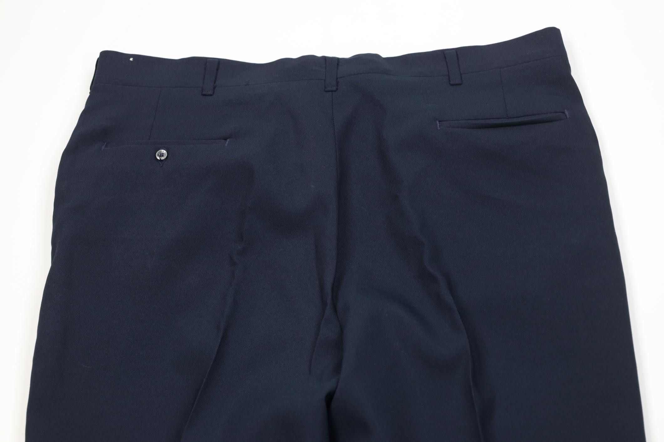 Vintage Vintage 70s Streetwear Flared Wide Leg Chino Pants Blue USA Size US 40 / EU 56 - 10 Thumbnail