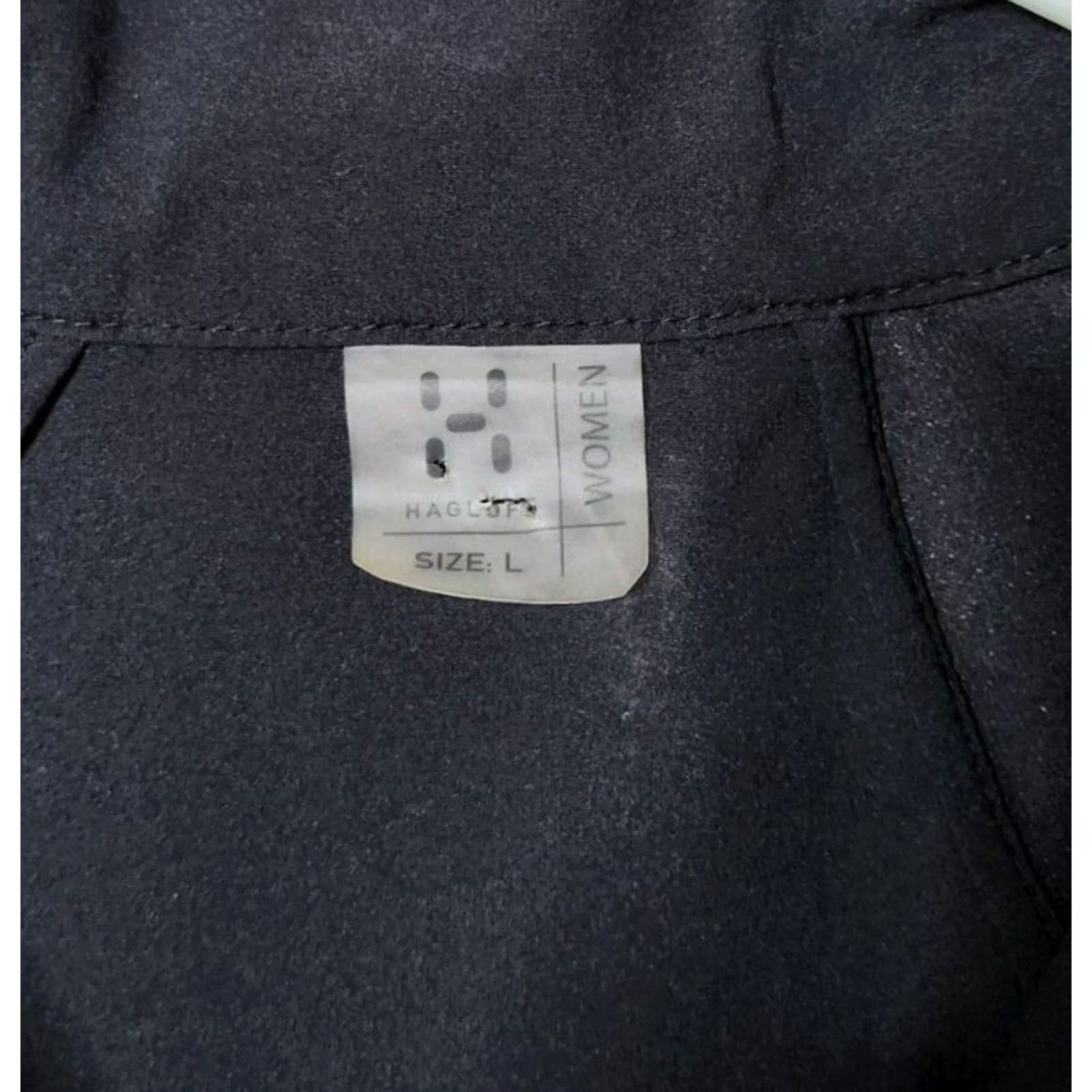 Vintage Haglöfs Womens L Pace Windbreaker Jacket Full Zip Lightweight Black Zip Pocket Size L / US 10 / IT 46 - 7 Thumbnail