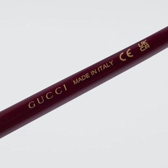Gucci Gucci GG1944S 003 Sunglasses Plum Rectangle Frame Size ONE SIZE - 10 Thumbnail