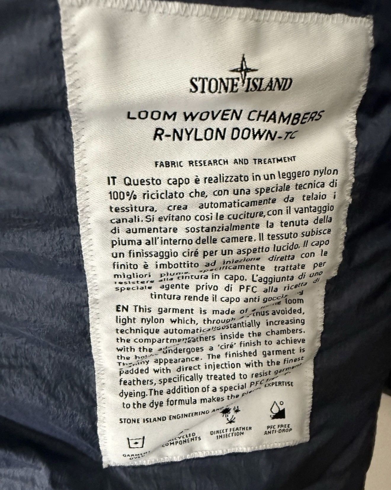 Stone Island NWT $1264 STONE ISLAND Padded jacket Size US XL / EU 56 / 4 - 7 Thumbnail