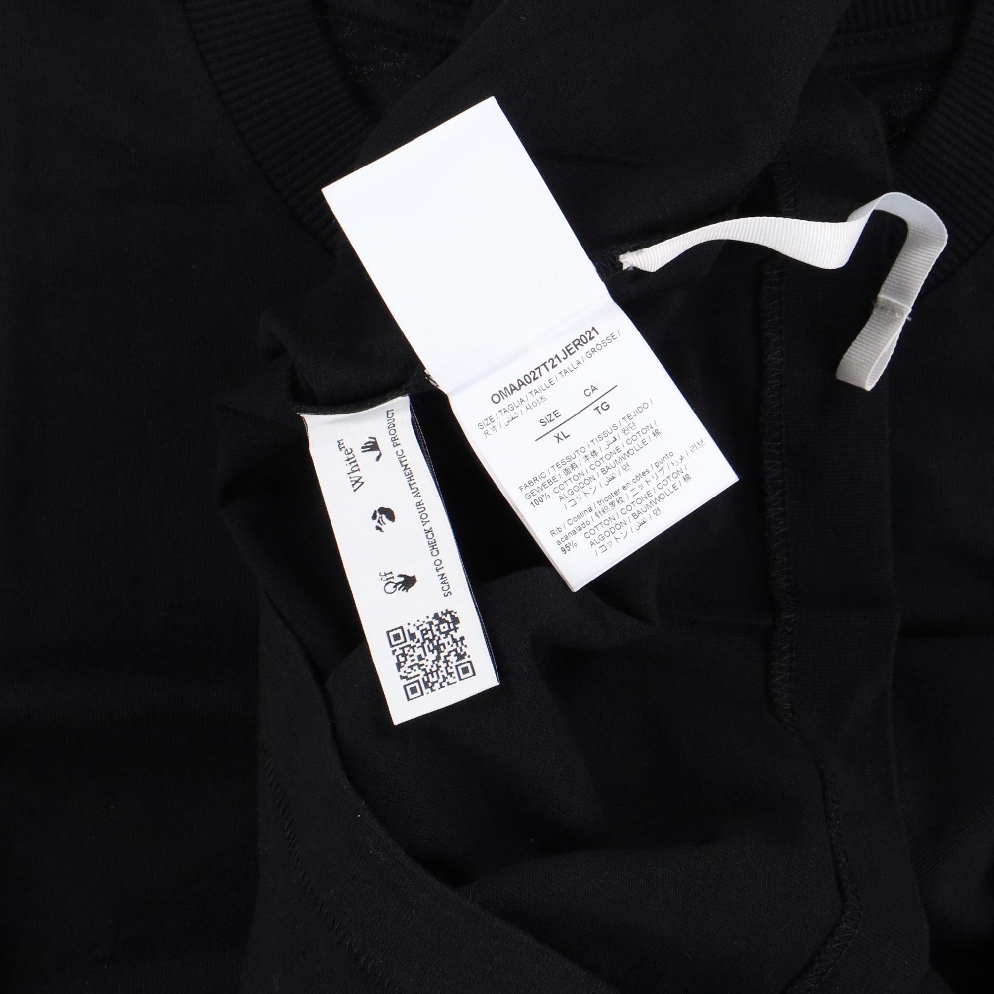 Off-White Black Kuala Lumpur Exclusive Arrows T-Shirt Size US XL / EU 56 / 4 - 2 Thumbnail