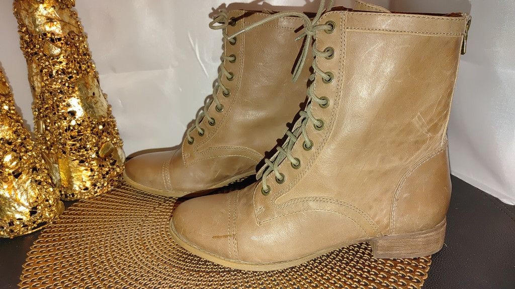 Gianni Valentino Gianni Bini March-On 251 Combat Boots Size 8.5M Size US 8.5 / IT 38.5 - 1 Thumbnail