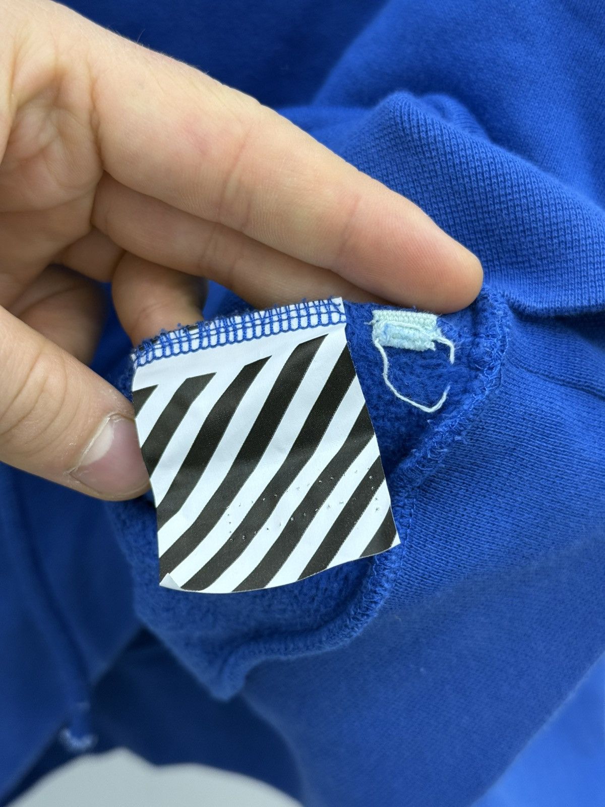 Off-White Off White Cropped Hoodie Size M / US 6-8 / IT 42-44 - 5 Thumbnail
