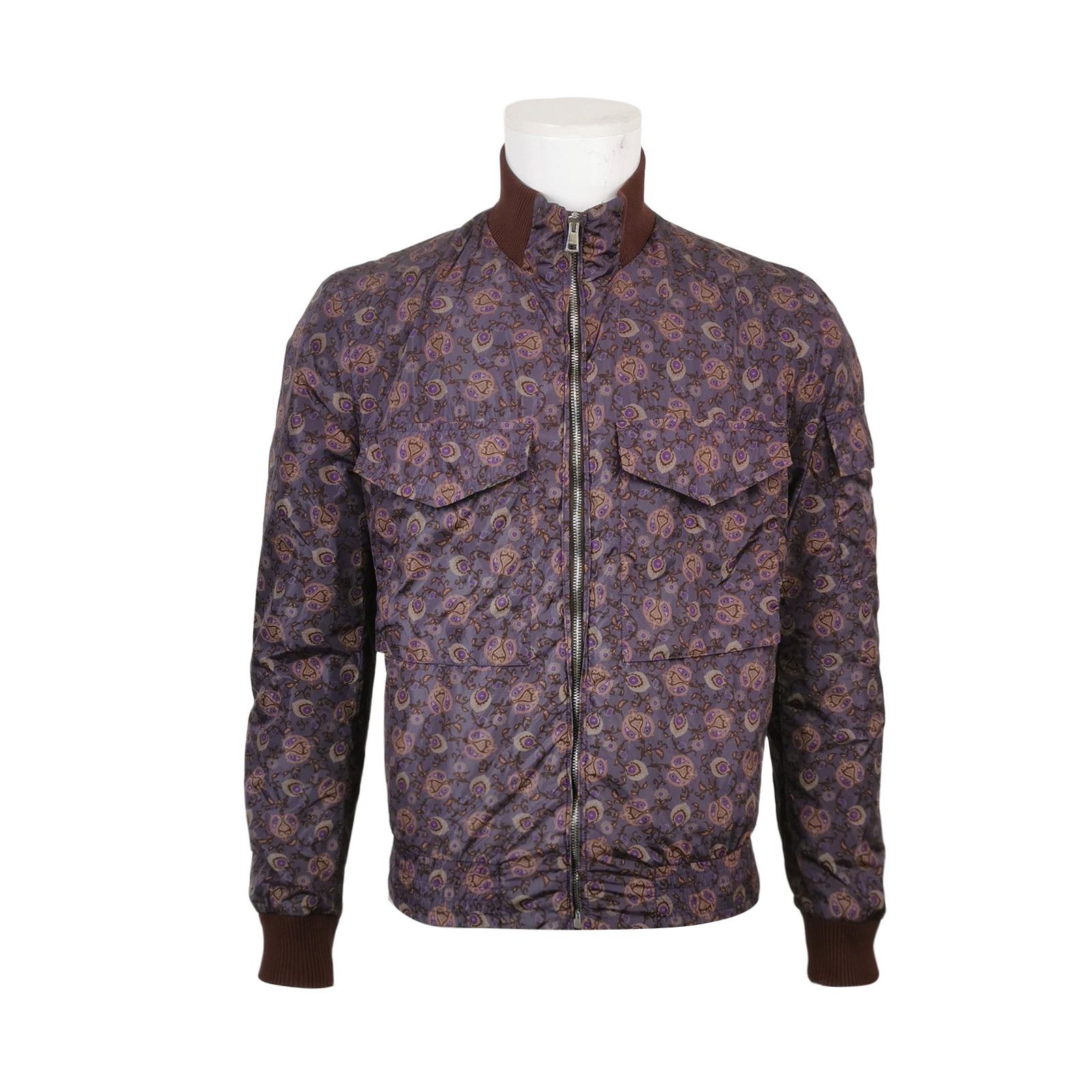 Gucci Gucci Paisley Zip-Up Light Jacket Size 46 Size US S / EU 44-46 / 1 - 1 Thumbnail