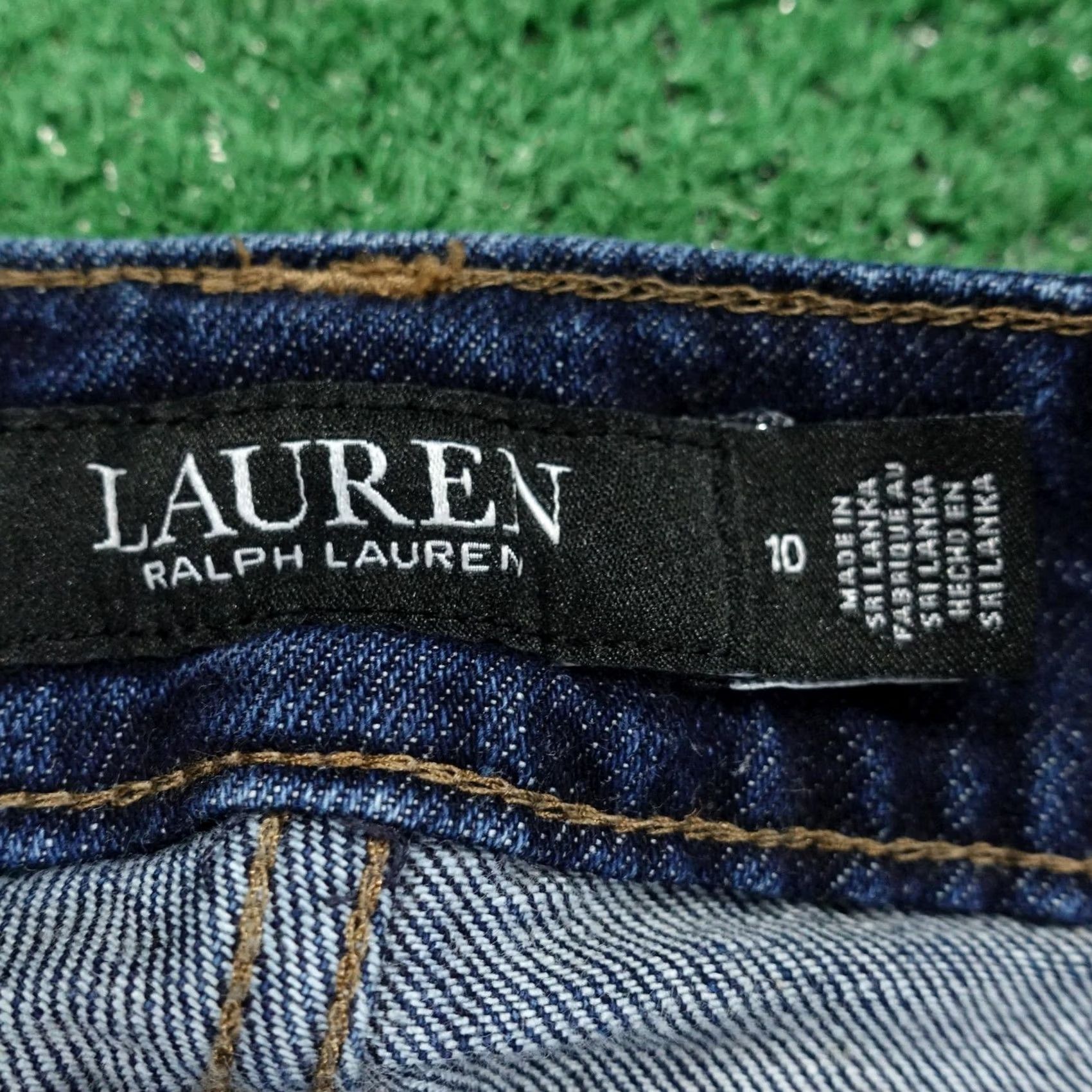 Ralph Lauren Lauren Ralph Lauren Jeans Womens 10 Blue Dark Wash Denim Size 32" / US 10 / IT 46 - 6 Thumbnail