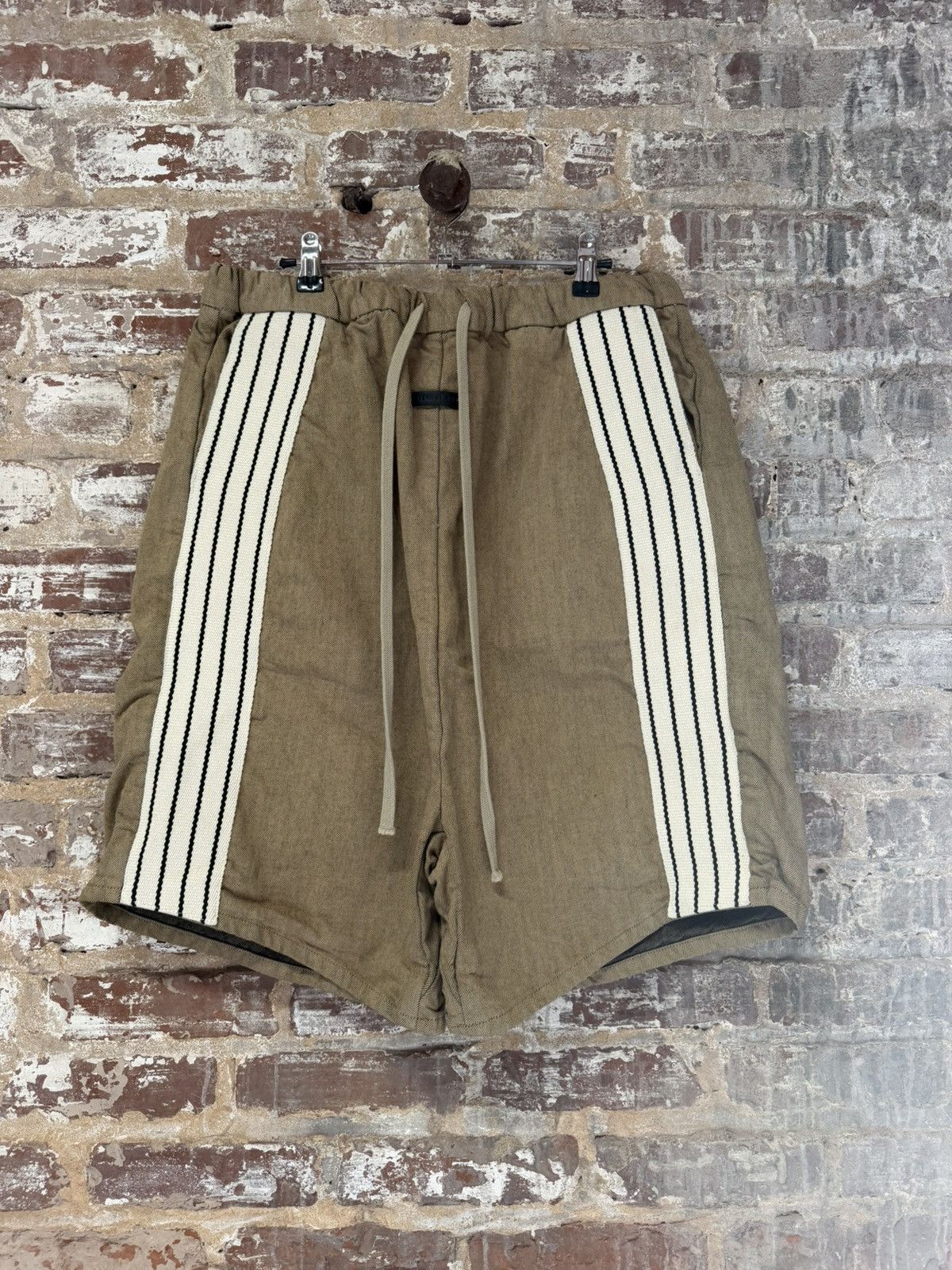 Fear of God FEAR OF GOD Denim Stripe Shorts Size US 34 / EU 50 - 1 Thumbnail