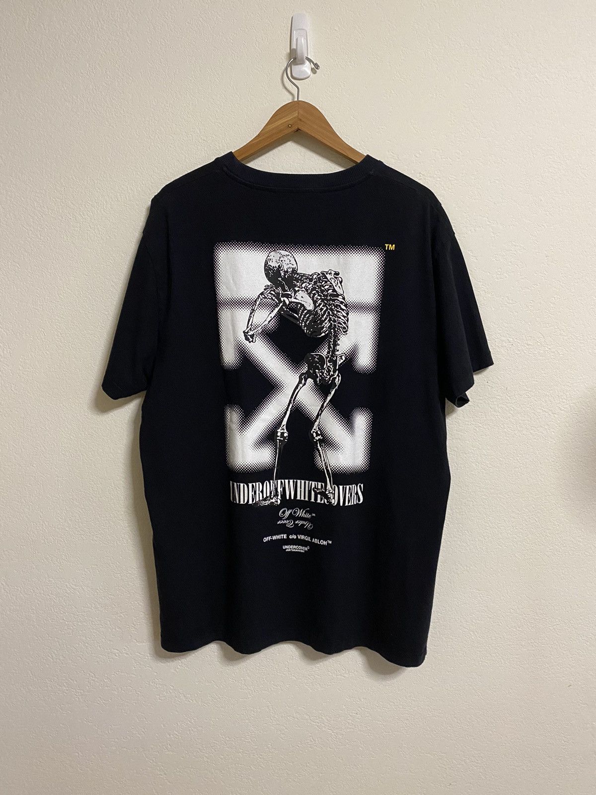 Undercover Off White x Undercover Skeleton U-Arrow Tee - SS19 | Grailed