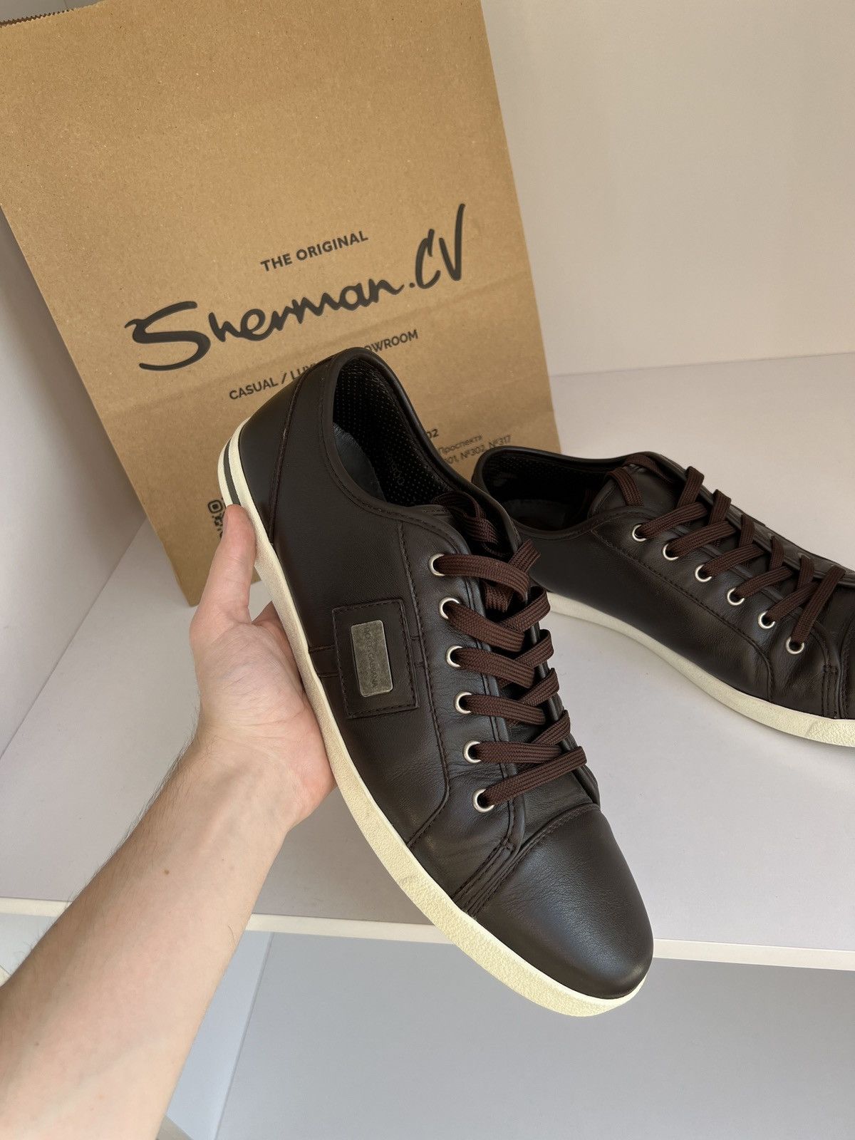 Designer × Dolce & Gabbana × Vintage Vintage Dolce&Gabbana men trainers sneakers shoes Size US 10 / EU 43 - 5 Thumbnail