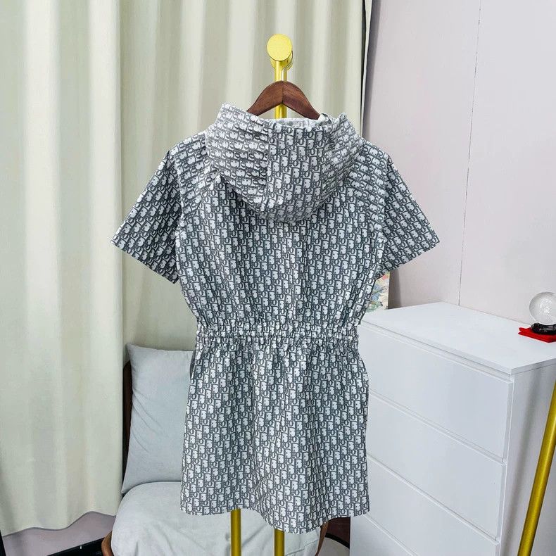 Dior Dior Gray old flower full-print dress Size XXS / US 00 / IT 34 - 2 Thumbnail