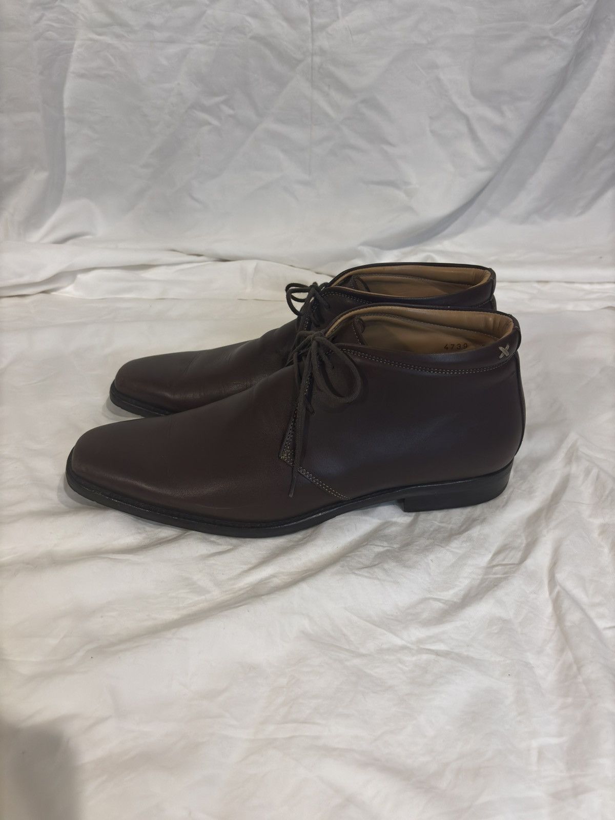 Rockport Brown leather Chukka Boots.mf044 Size US 9.5 / EU 42-43 - 2 Thumbnail
