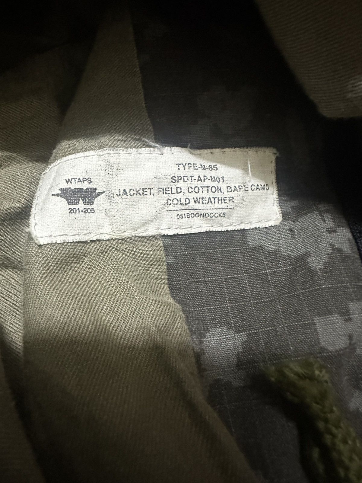 Bape × Wtaps Wtaps x Bape Camo M-65 Jacket Size US M / EU 48-50 / 2 - 5 Thumbnail