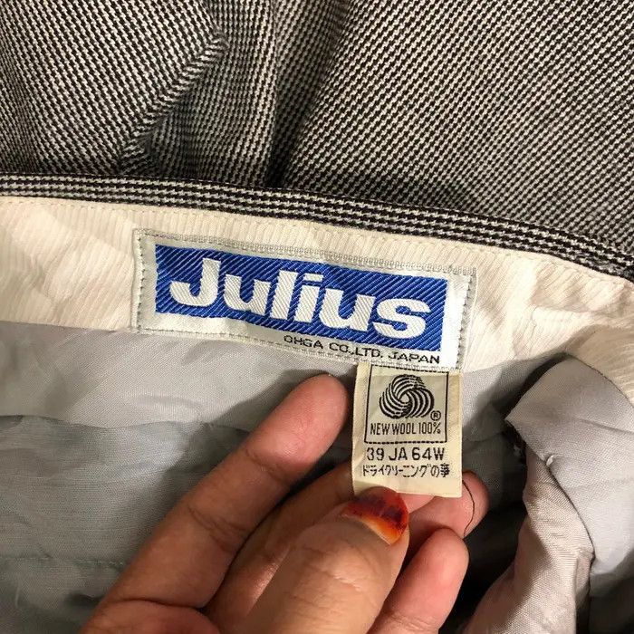 Julius Vtg JULIUS OHGA JAPAN Houndstooth Pattern Casual Pant Size US 32 / EU 48 - 8 Thumbnail