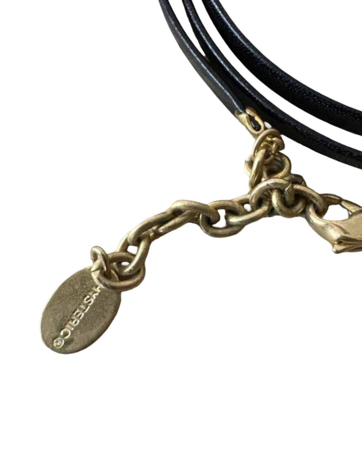 Hysteric Glamour Gold Hysteric Bear Wrap Leather Bracelet Size ONE SIZE - 5 Thumbnail