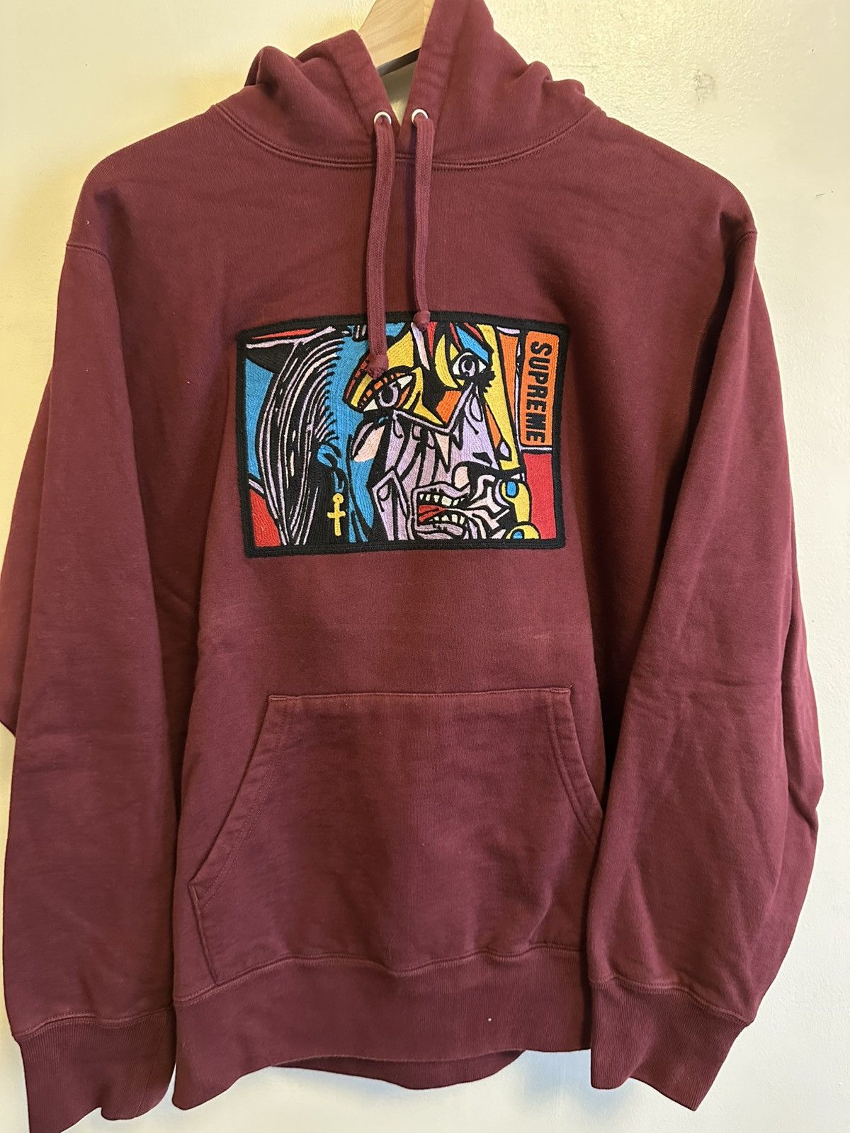 Supreme Supreme Chainstich Embroidered Artwork Hoodie Sweatshirt Grailed