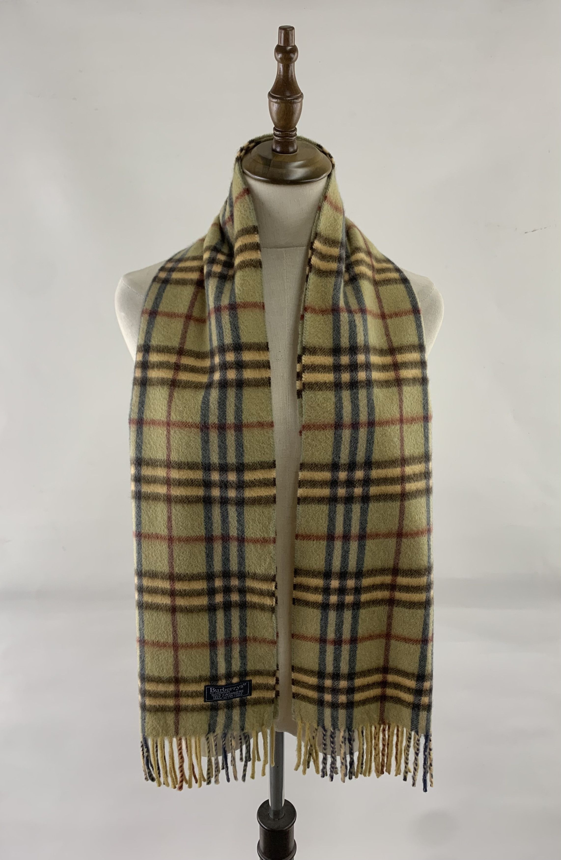 Burberry Burberry Scarf Cashmere Muffler Neck Wrap BL9305 Size ONE SIZE - 1 Thumbnail