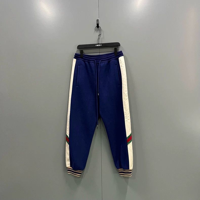 Gucci Gucci Size S Striped contrasting color sports pants 2504-N Size US 29 - 1 Thumbnail