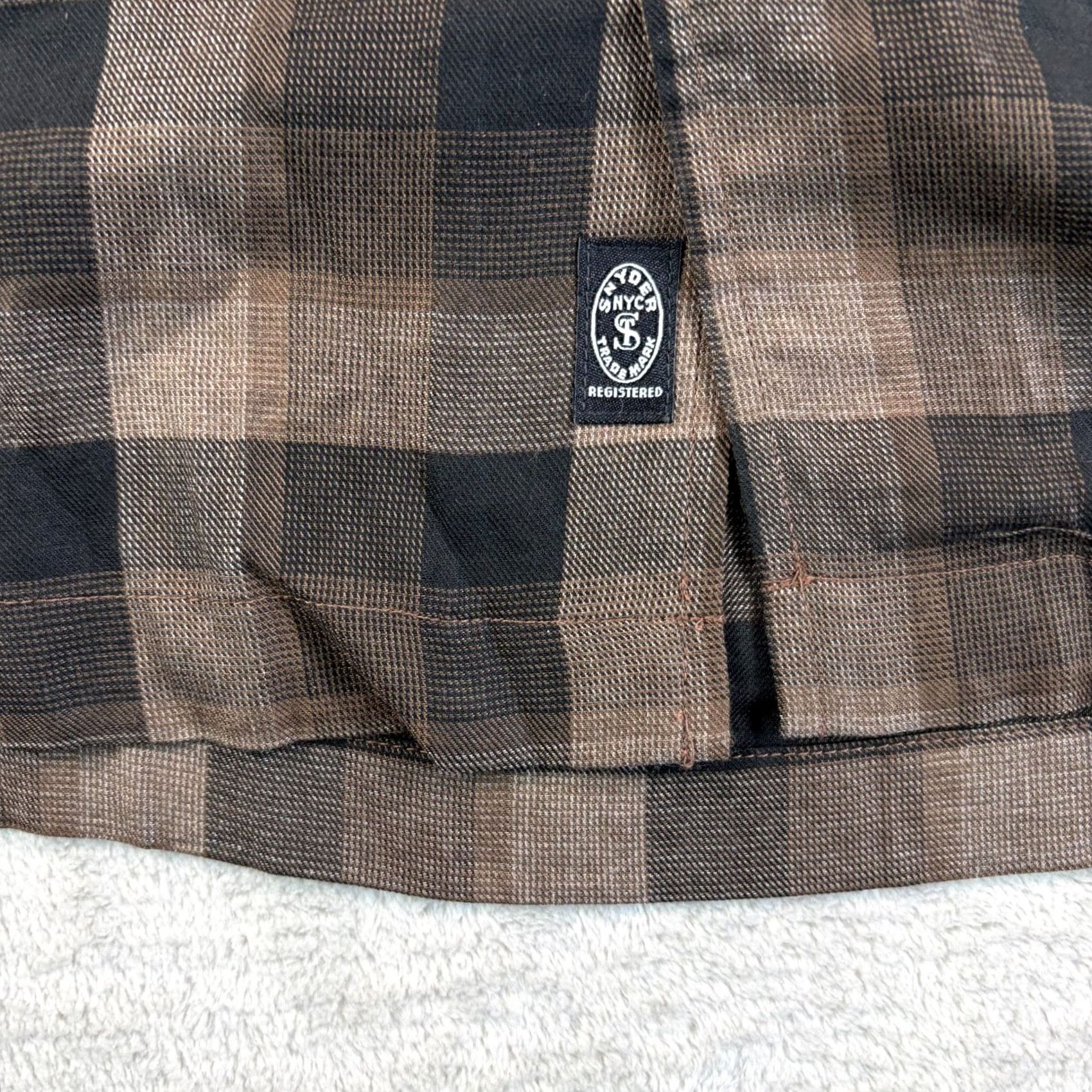 Todd Snyder Todd Snyder Rayon Field Shirt Espresso Bean Mens Large Classic Fit NWT Button-Up Plaid Brown Viscose Size US L / EU 52-54 / 3 - 4 Thumbnail