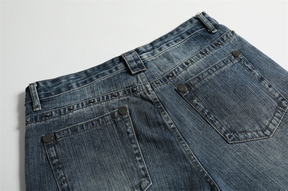 Japanese Brand × Jean American street style loose rivet straight jeans Size US 32 / EU 48 - 5 Thumbnail