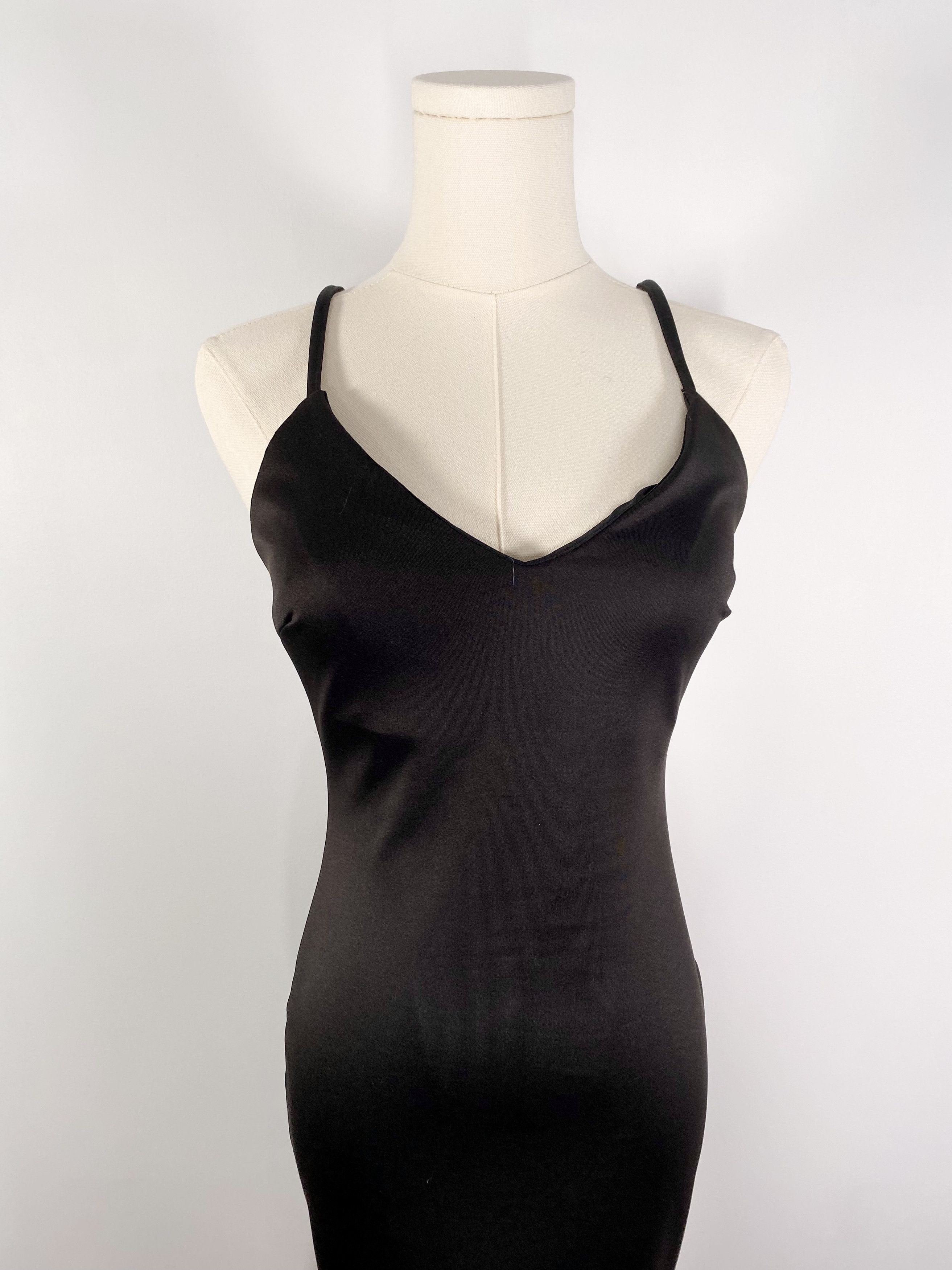 Vintage Another Story - Black Mermaid Dress Size M / US 6-8 / IT 42-44 - 4 Thumbnail