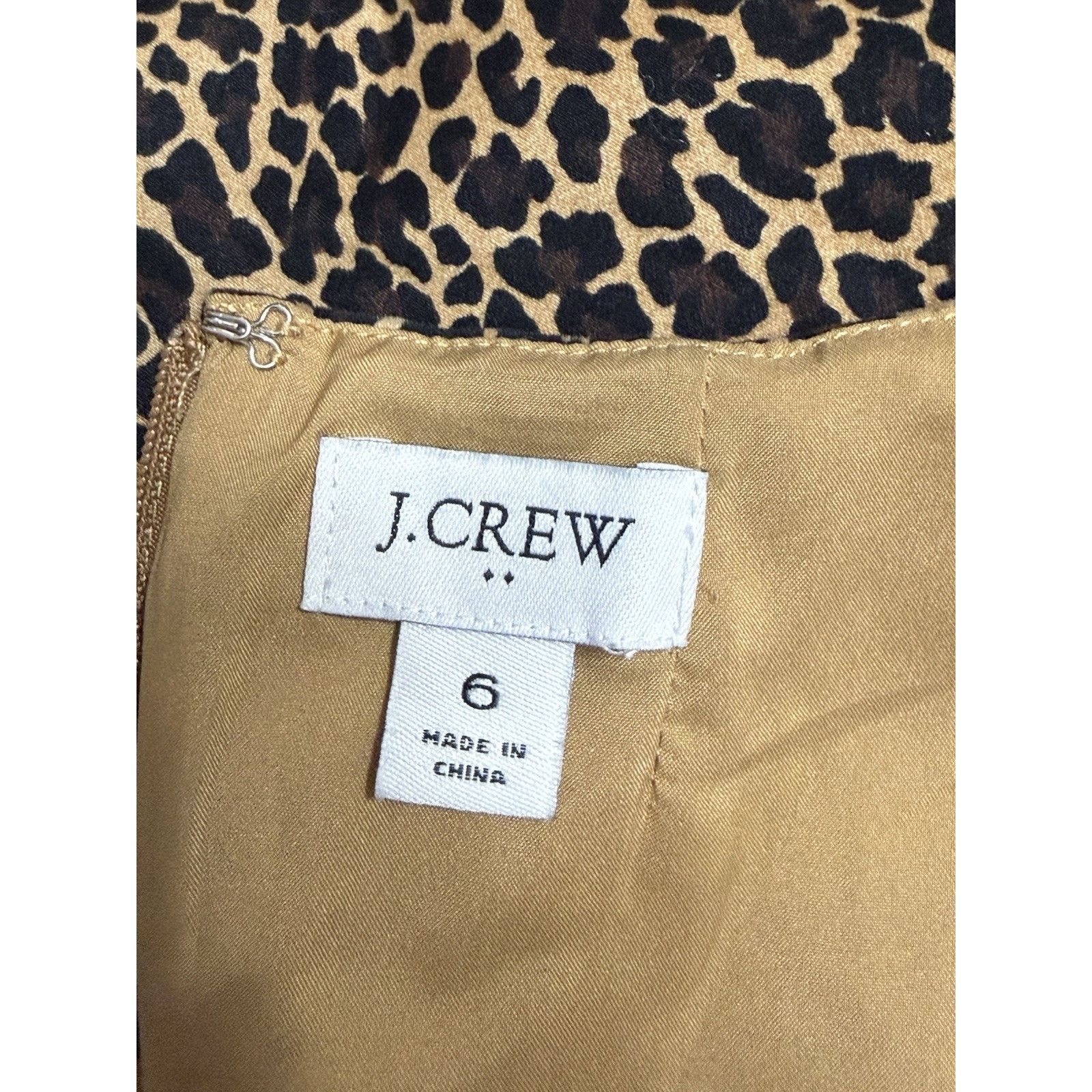 J.Crew J.Crew Leopard Print Sheath Dress – Size 6 Size M / US 6-8 / IT 42-44 - 3 Thumbnail