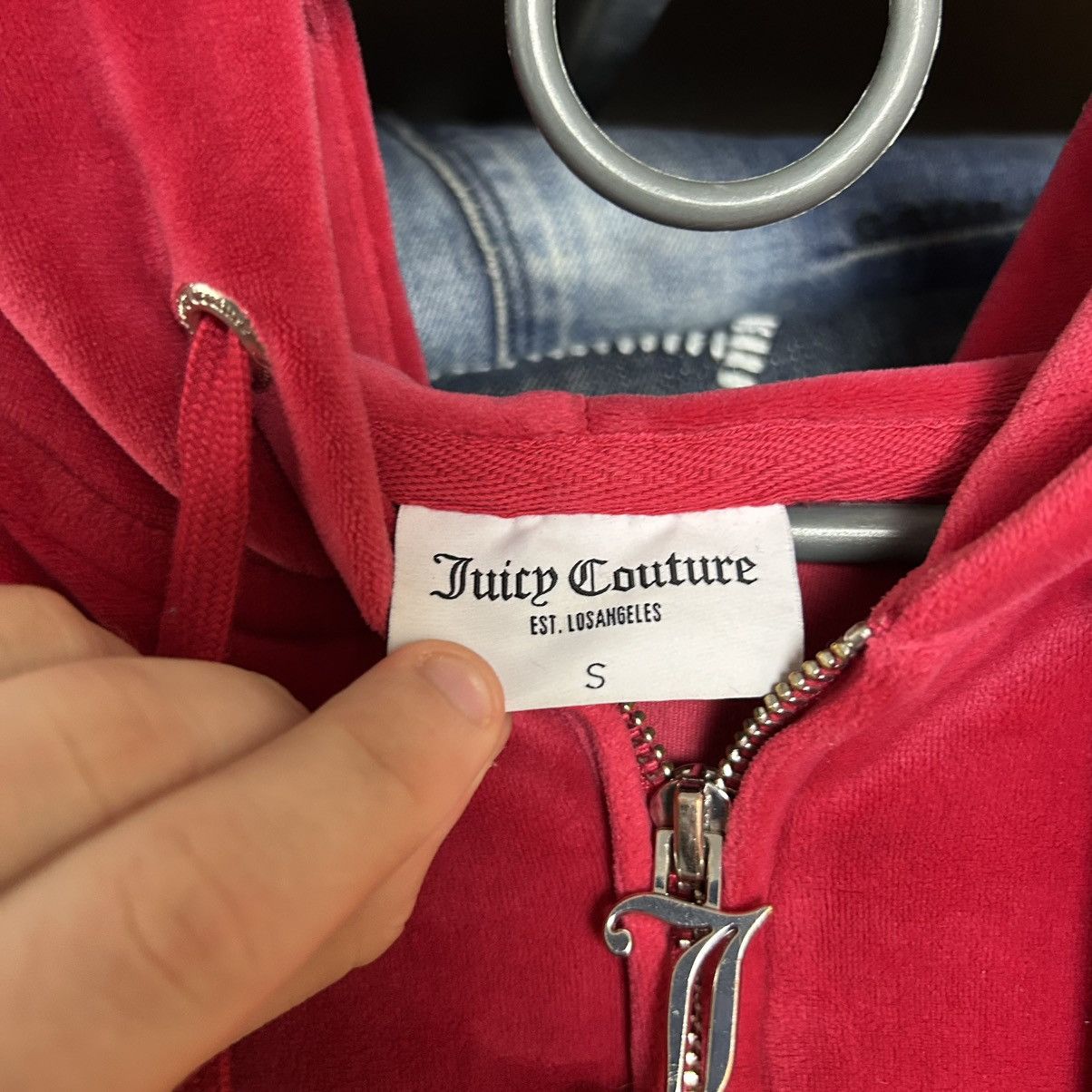 Juicy Couture Womens Juicy Couture Big Logo Strazes y2k opium zip hoodie Size S / US 4 / IT 40 - 8 Thumbnail