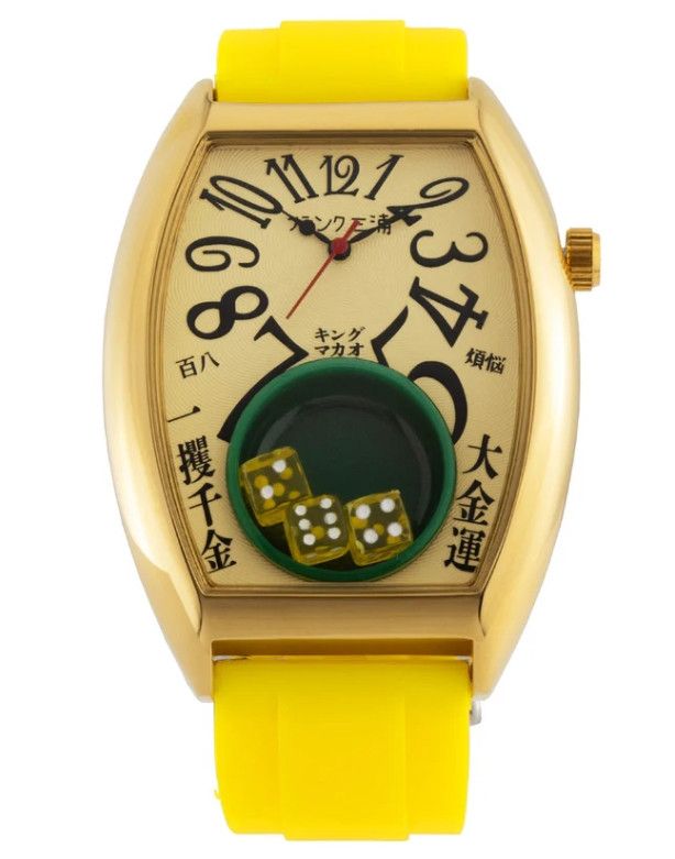 Other Frank Miura Gamble Watch King Macau Dice gold yellow new Size ONE SIZE - 1 Thumbnail
