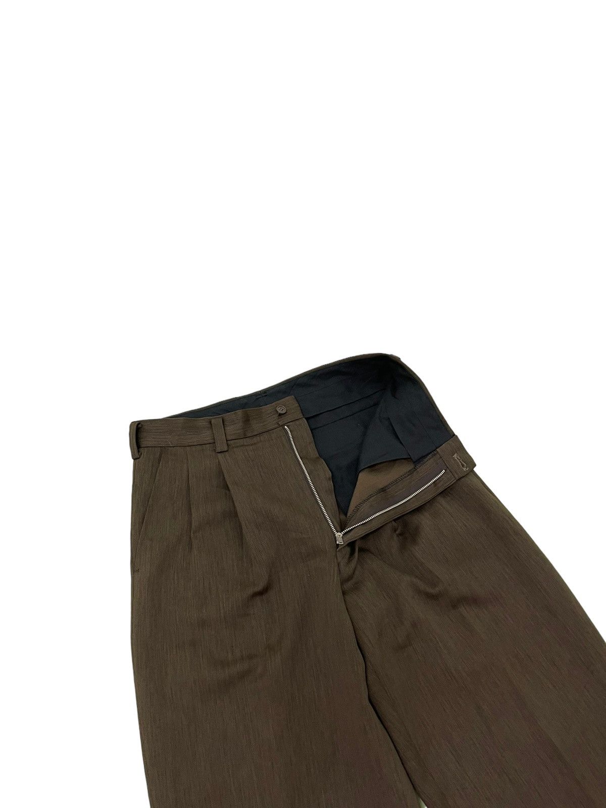 Japanese Brand Wide Baggy Tapered Vtg 90s Monsieur Bilvie Trouser 7🟦2 Size US 31 - 9 Thumbnail