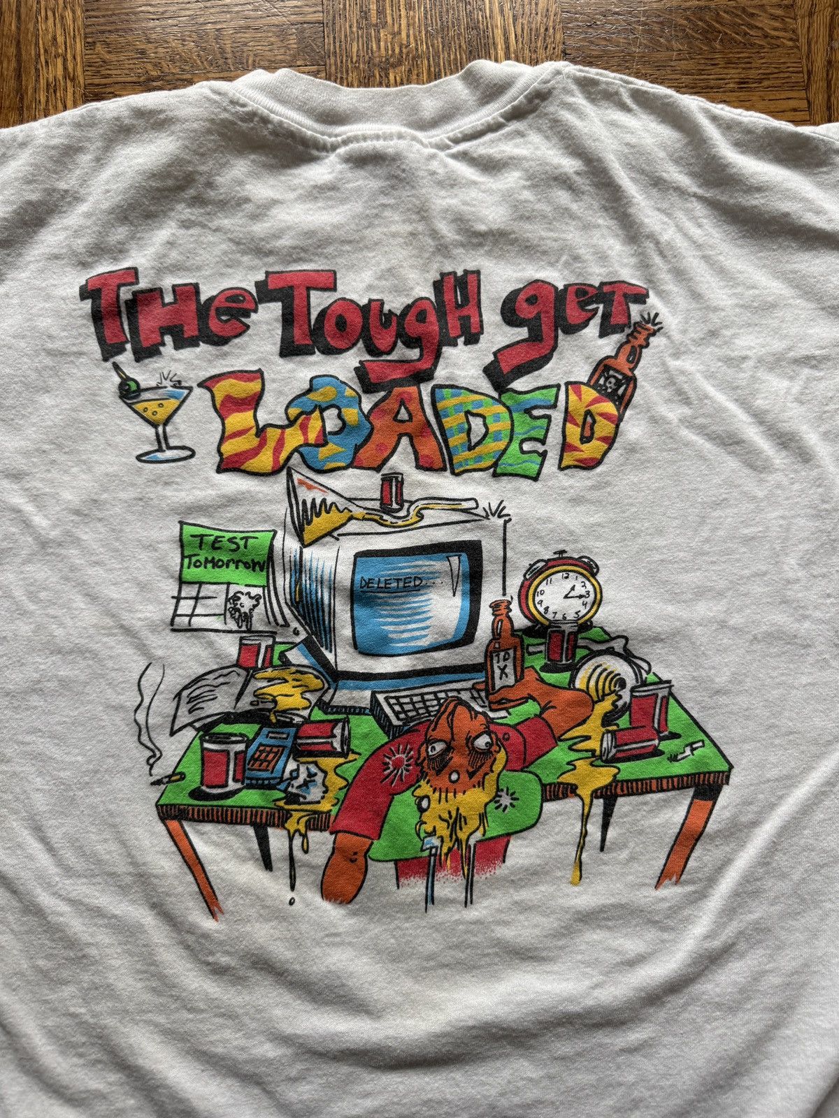 Vintage Vintage 90s Loaded Graphic Tee Size US XL / EU 56 / 4 - 7 Thumbnail