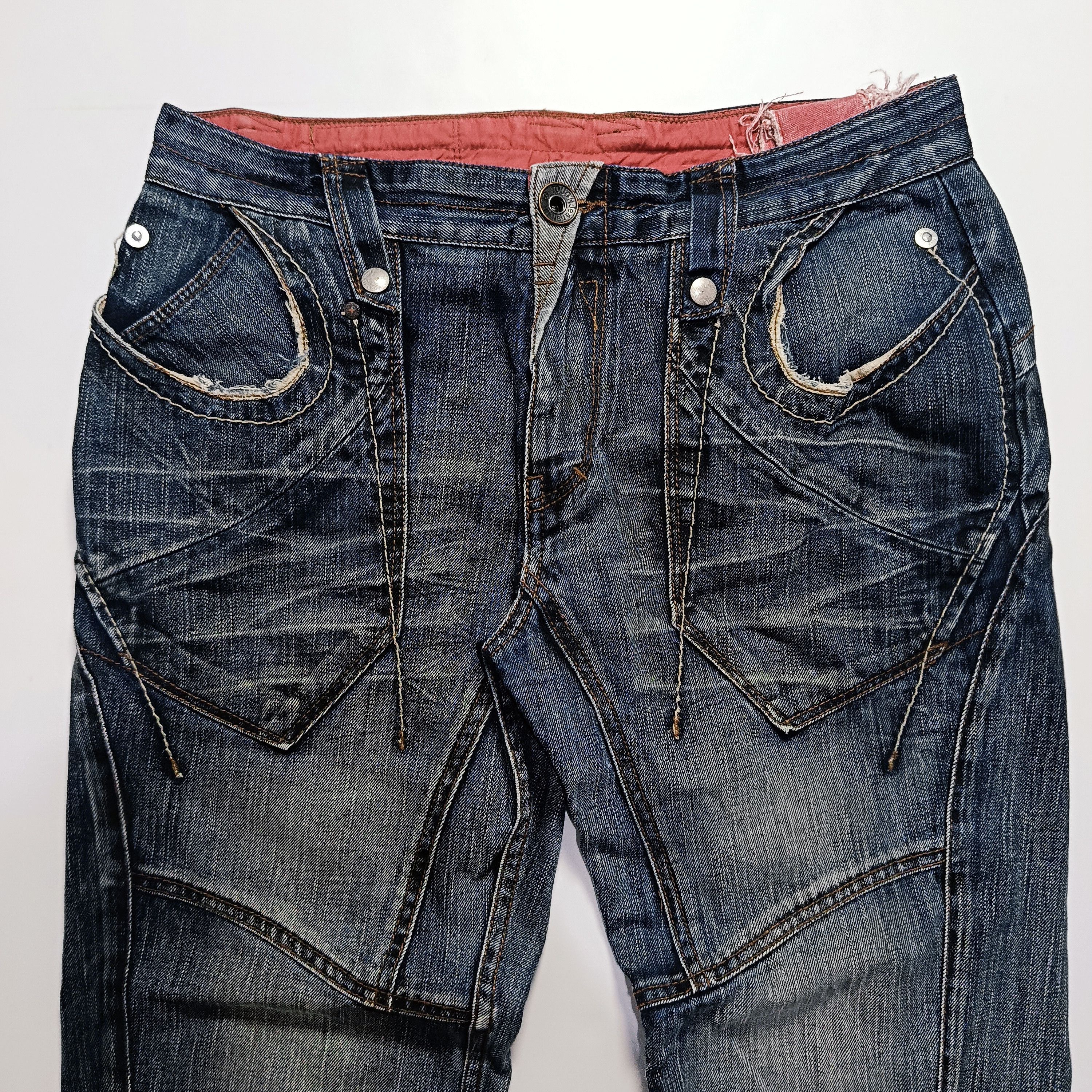 Other Tough Jeansmith Skull Panel Denim Y2K Size US 34 / EU 50 - 3 Thumbnail