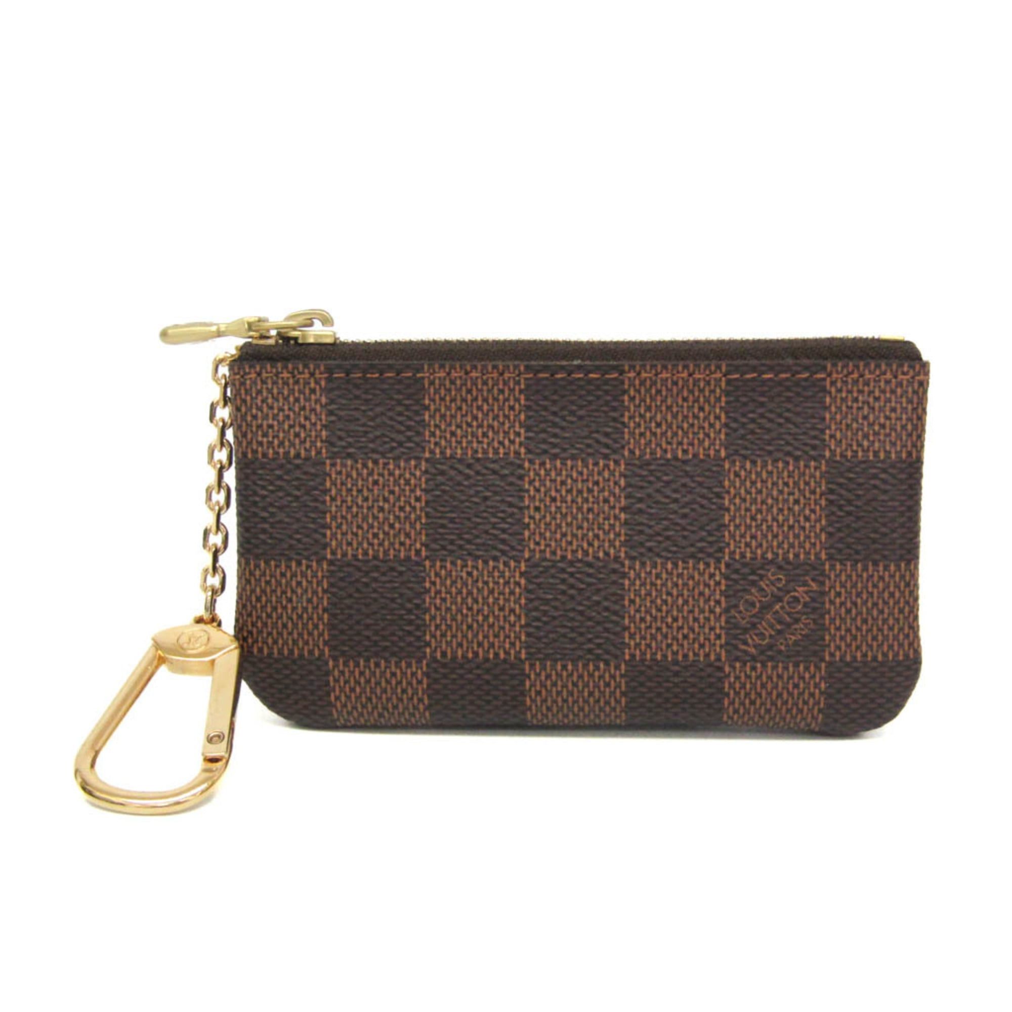 Louis Vuitton Louis Vuitton Damier Key Pouch N62658 Men,Women Damier Canvas Coin Purse/coin Case Brown,Ebene Size ONE SIZE - 1 Thumbnail