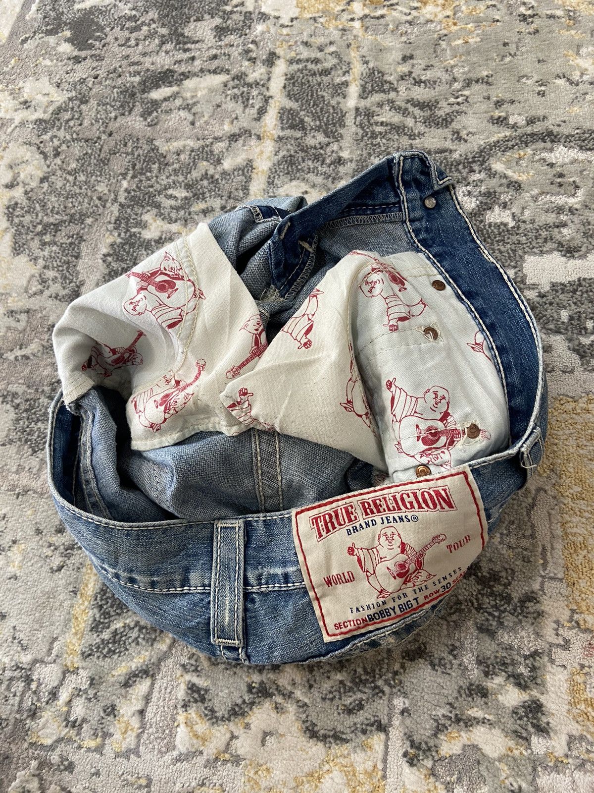If Six Was Nine × Other × True Religion Y2K REVIVAL FLARE WASH DENIM JEANS Size US 34 / EU 50 - 18 Thumbnail