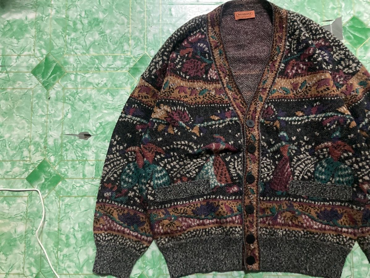 Missoni Vintage Missoni Cadigan Indean Size US L / EU 52-54 / 3 - 2 Thumbnail