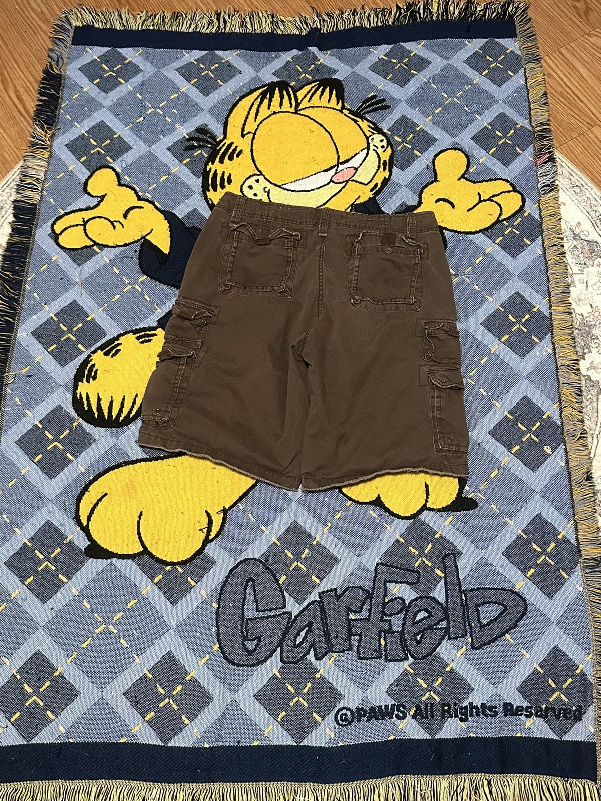 JNCO Vintage Y2K Plugg Cargo Shorts Size US 36 / EU 52 - 5 Thumbnail