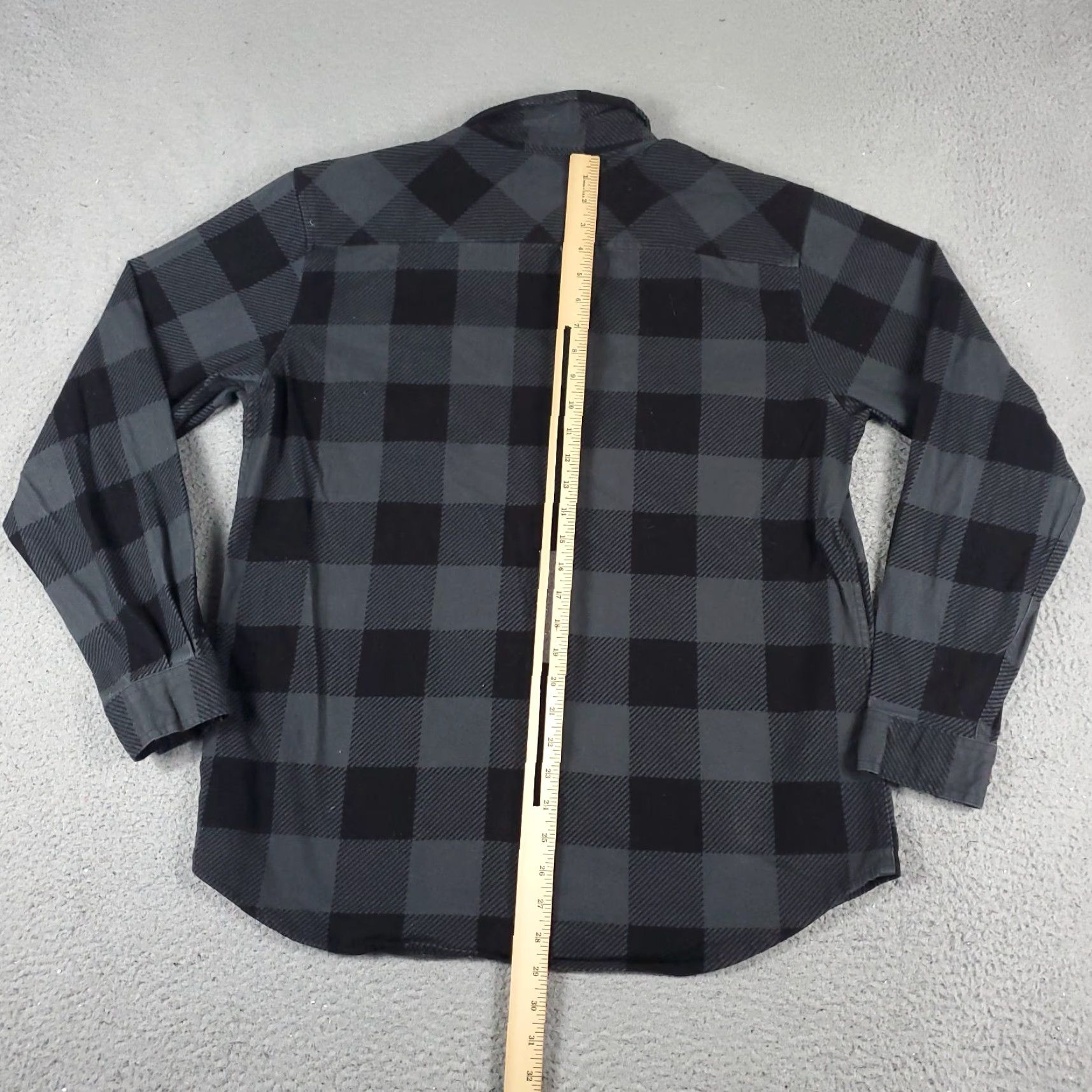 Vintage Columbia Shirt Mens Large Gray Plaid Button-Up Long Sleeve Casual Sportwear Linen Cotton Blend Size US L / EU 52-54 / 3 - 3 Thumbnail
